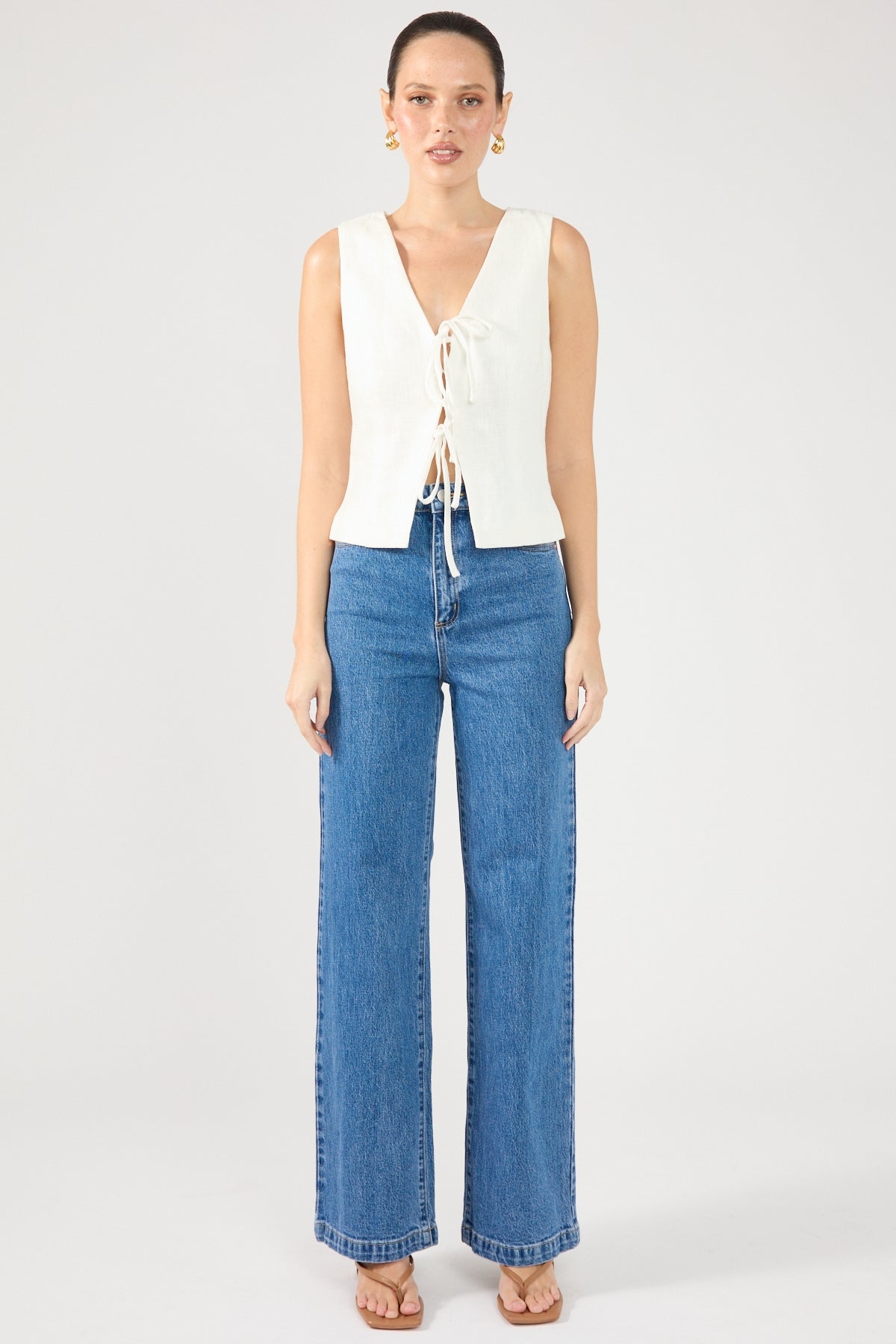 Abrand A 94 High Waisted Wide Jean Chantell Organic