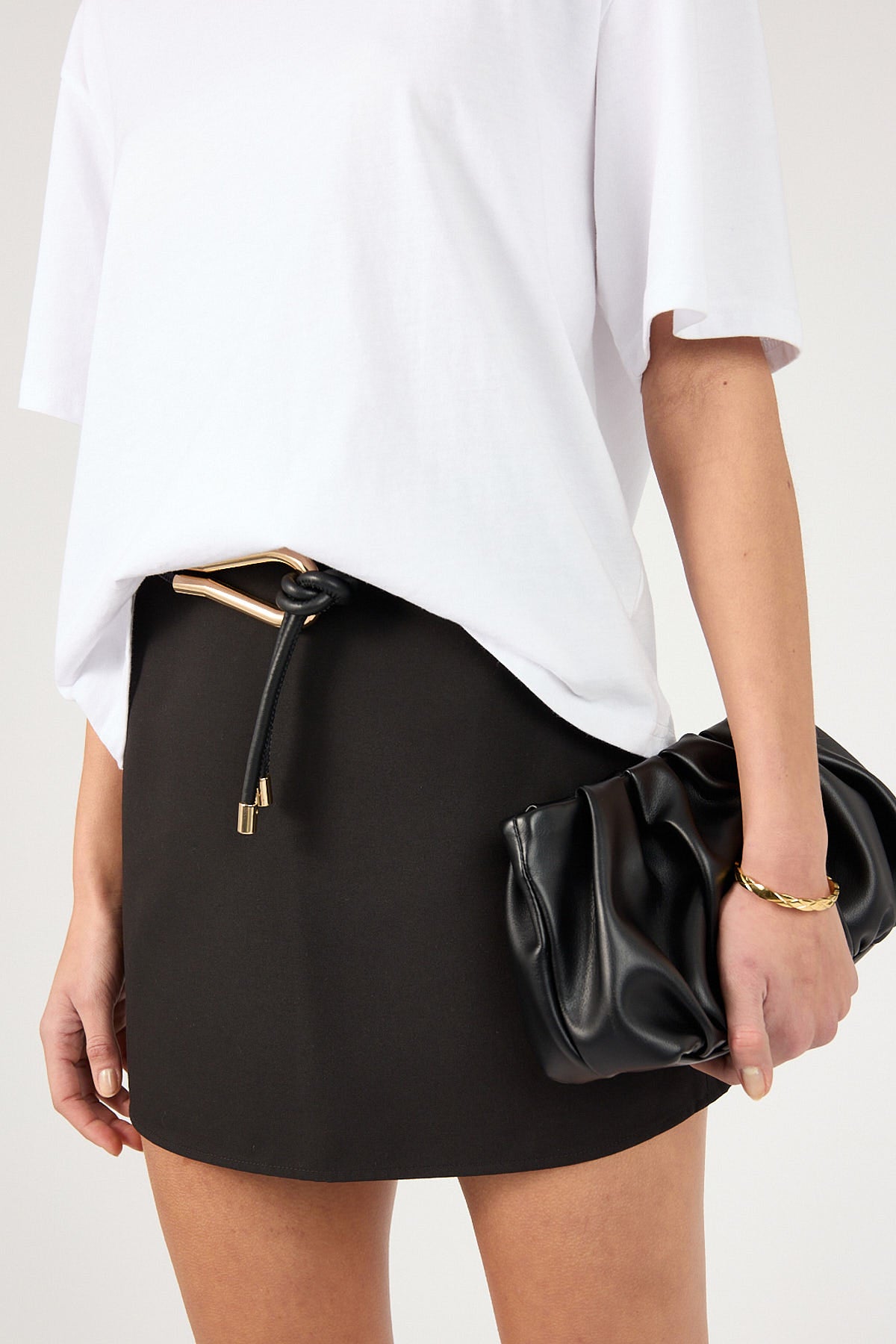 Perfect Stranger My Go To Mini Skirt Black