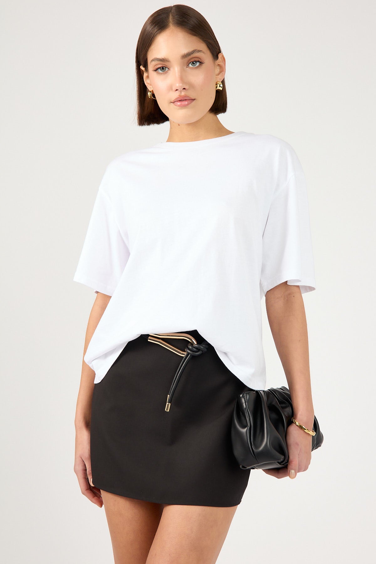 Perfect Stranger My Go To Mini Skirt Black