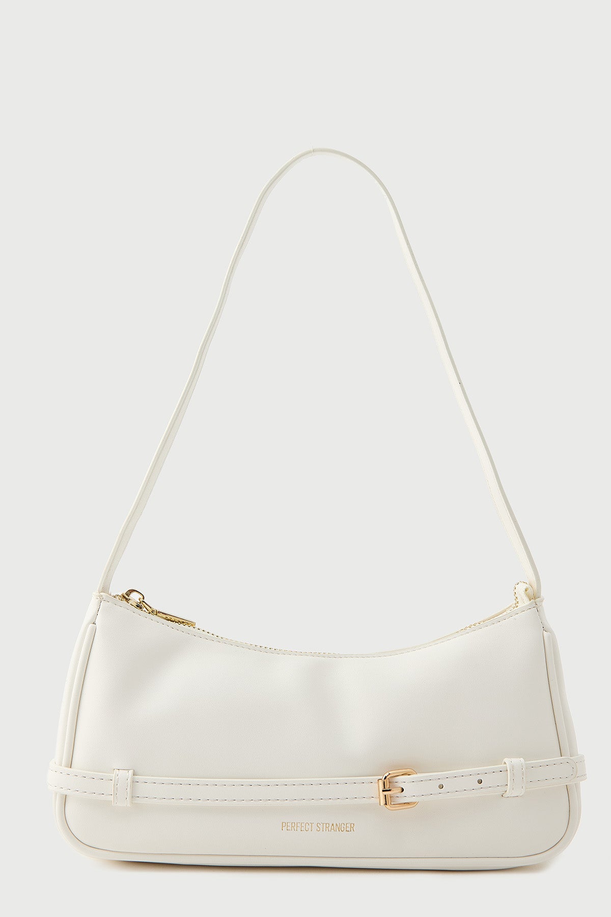 Perfect Stranger Selene Mini Buckle Handbag White