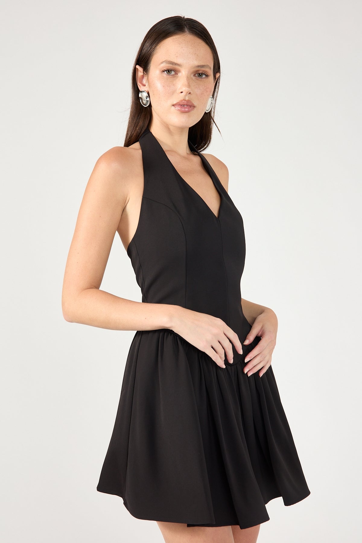 Perfect Stranger Uma Mini Dress Black