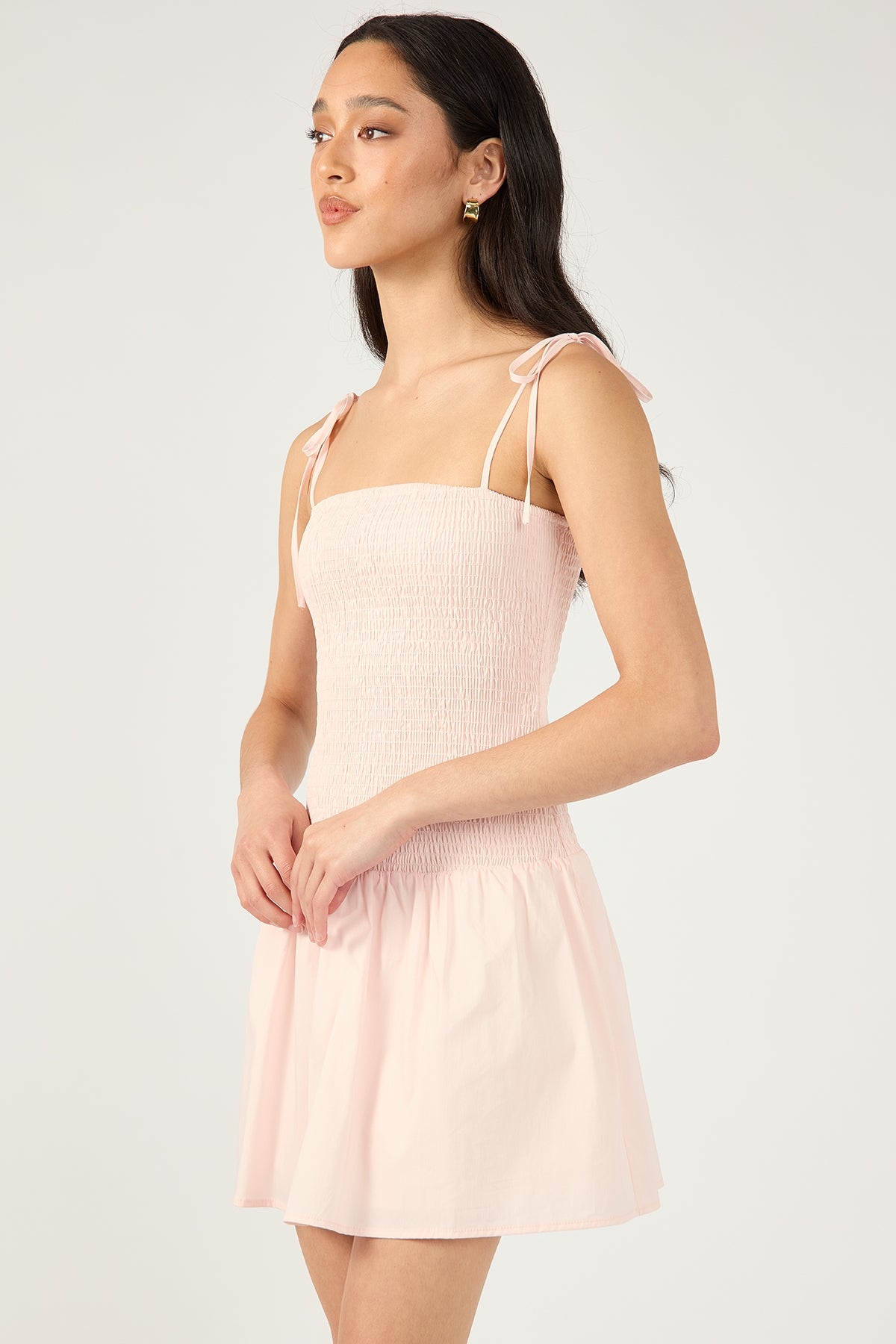 Perfect Stranger Head In a Bubble Mini Dress Pink
