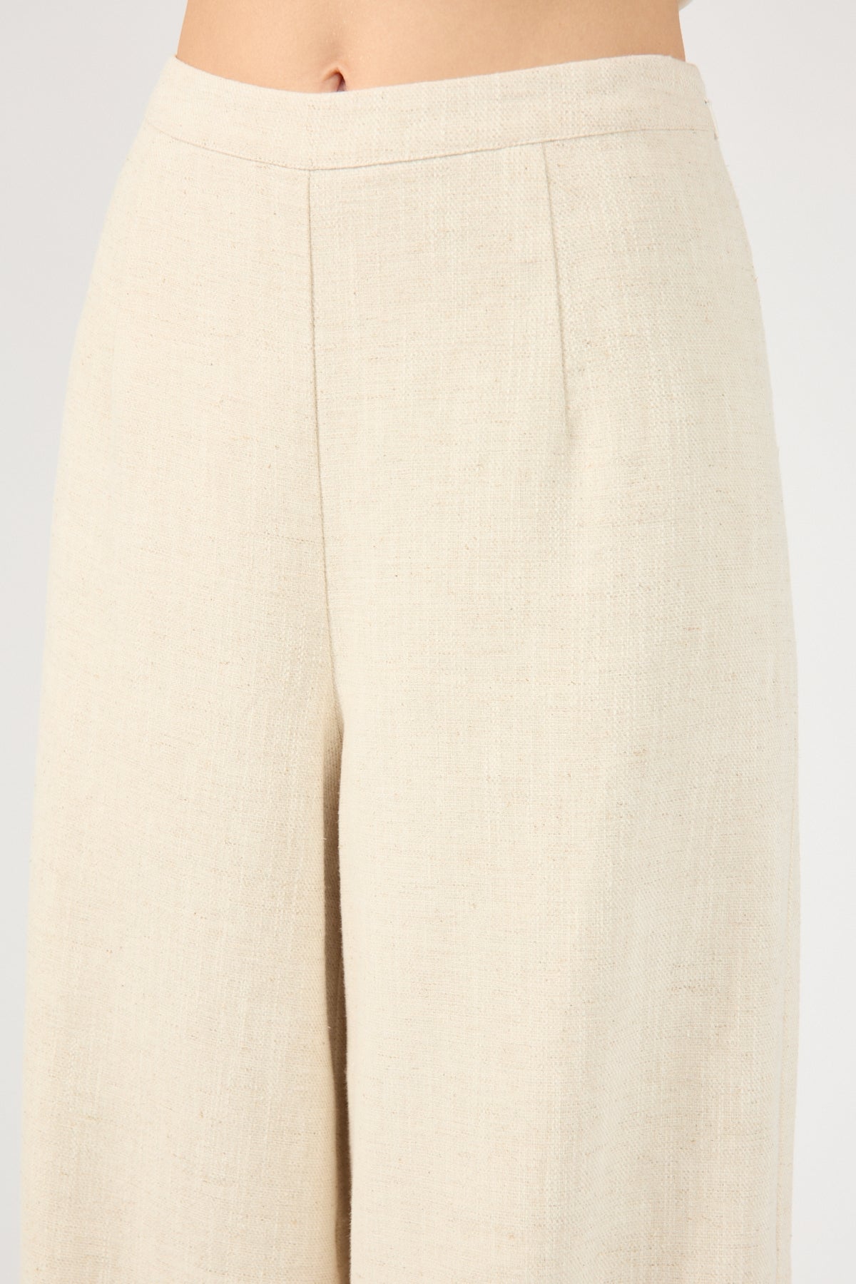 Perfect Stranger MENORCA LINEN SPECKLE PANT Oatmeal