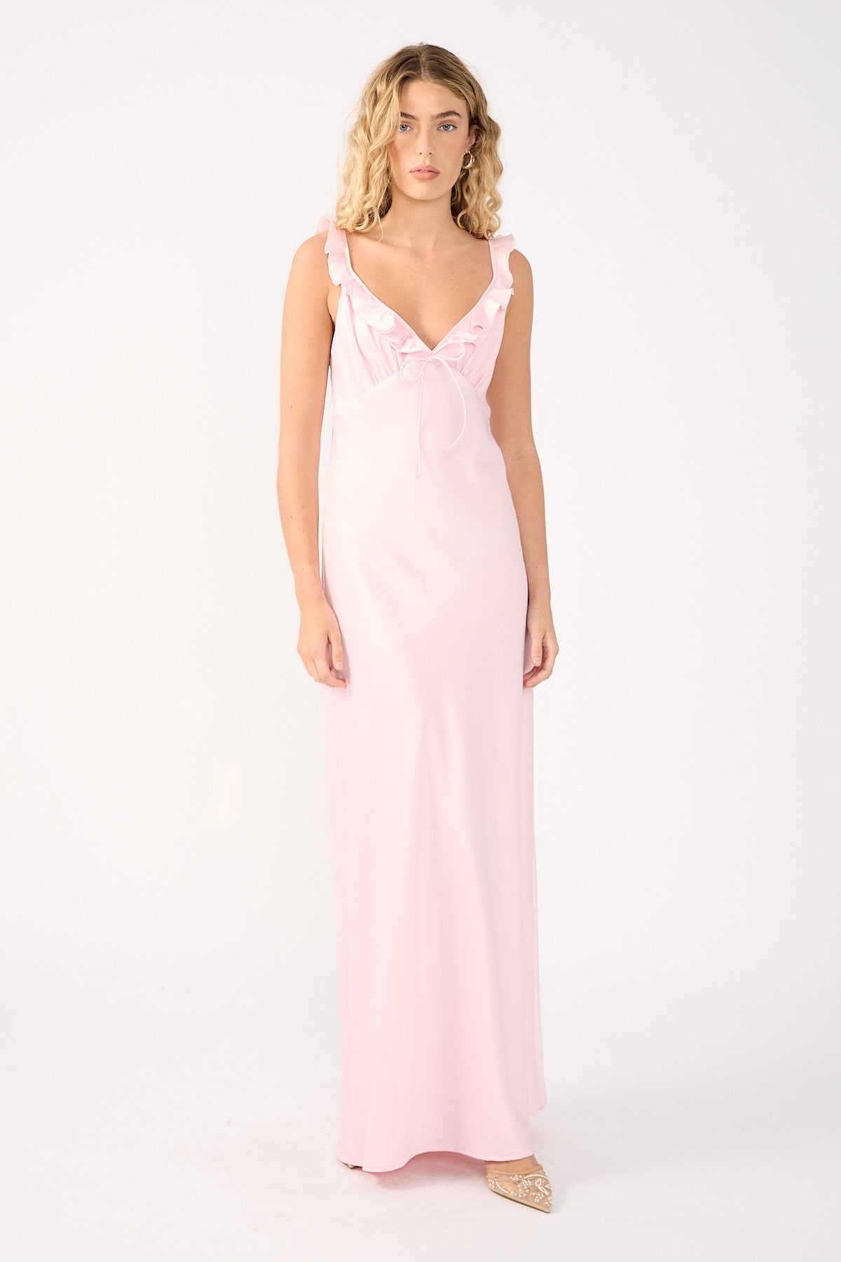 Perfect Stranger Floretta Maxi Dress Pink
