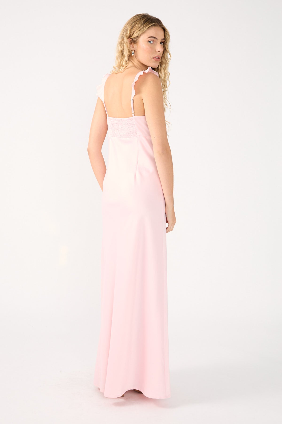 Perfect Stranger Floretta Maxi Dress Pink