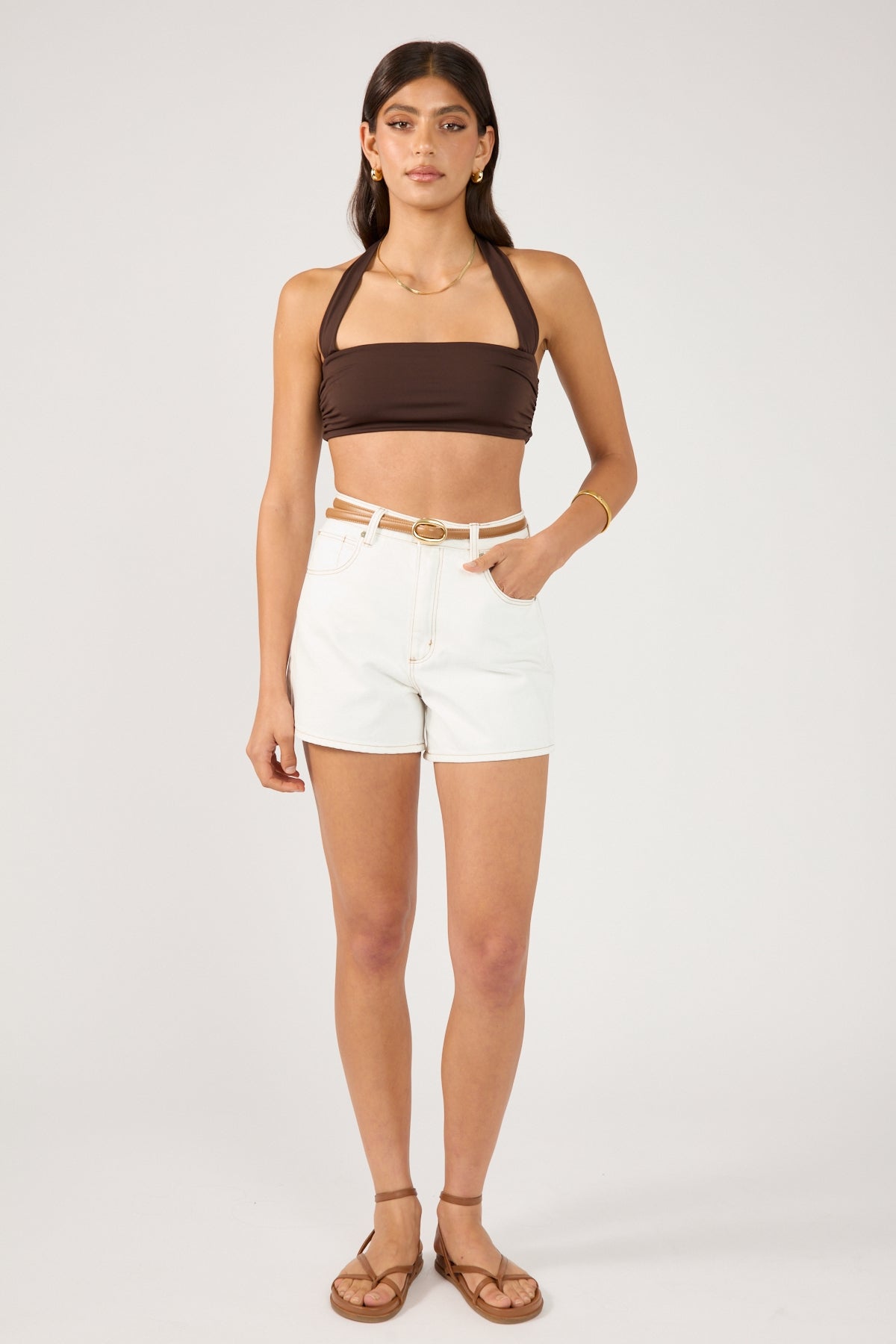 Perfect Stranger Rosewood Bralette Brown