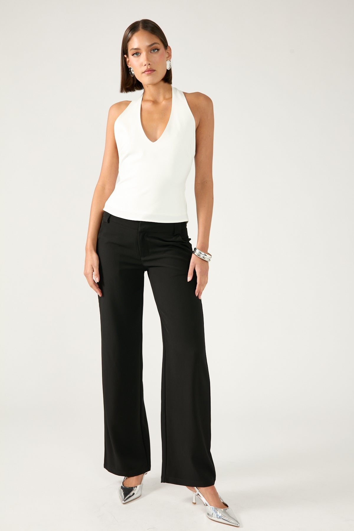 Perfect Stranger Cocona Low Rise Tailored Pant Black