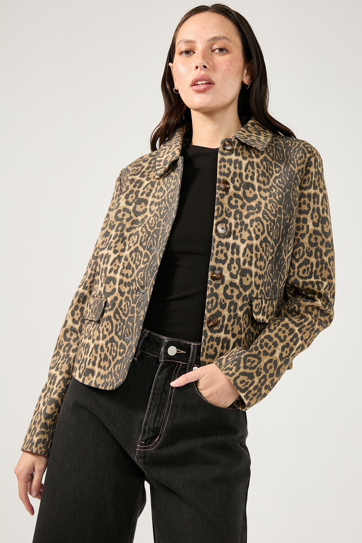 Perfect Stranger Amur Leopard Jacket Leopard