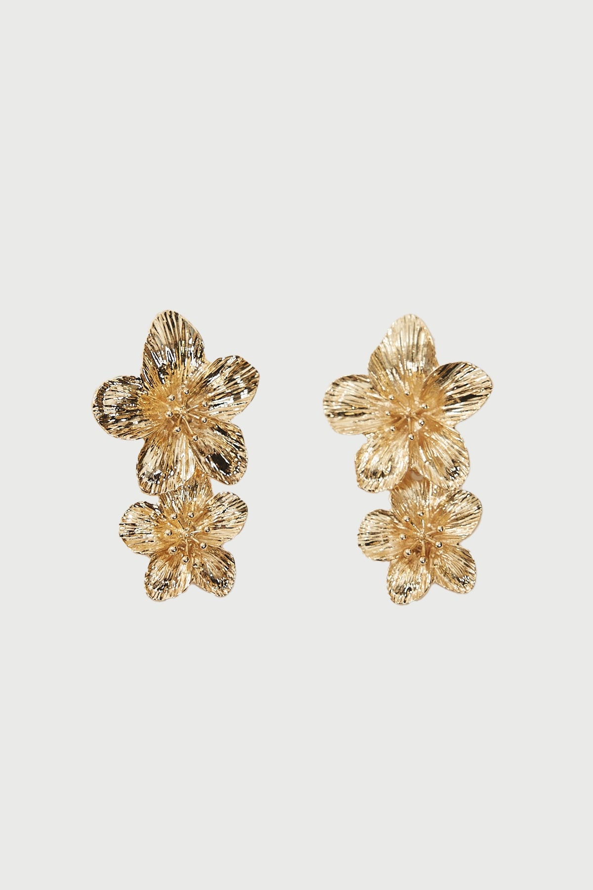 Perfect Stranger Floraline Drop Earrings 18K Gold Plated