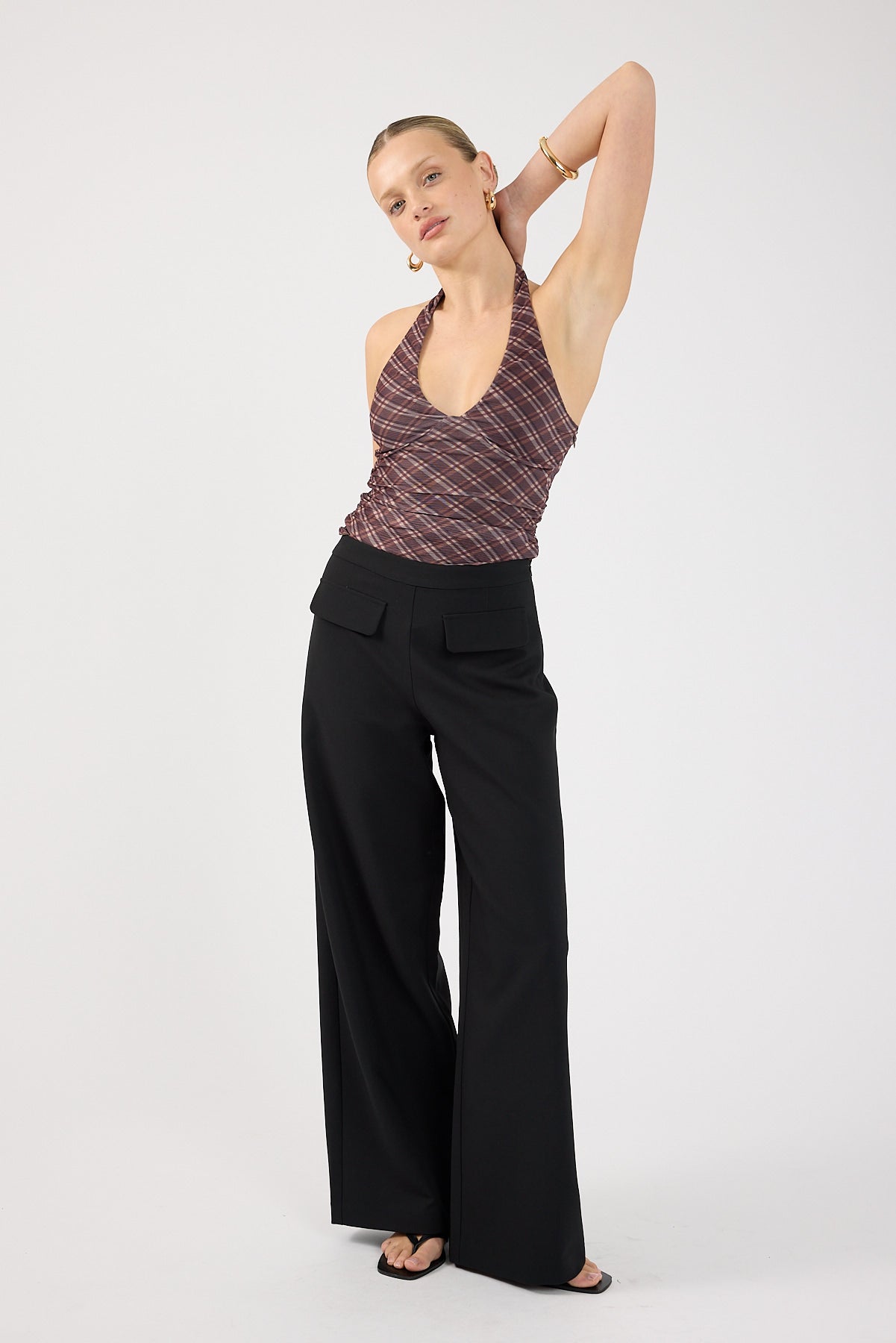 Perfect Stranger Luca Pocket Tailored Pants Black