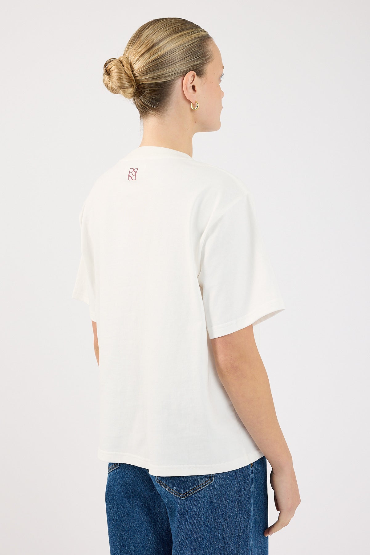 Perfect Stranger Costa Del Sol Oversized Graphic Tee White