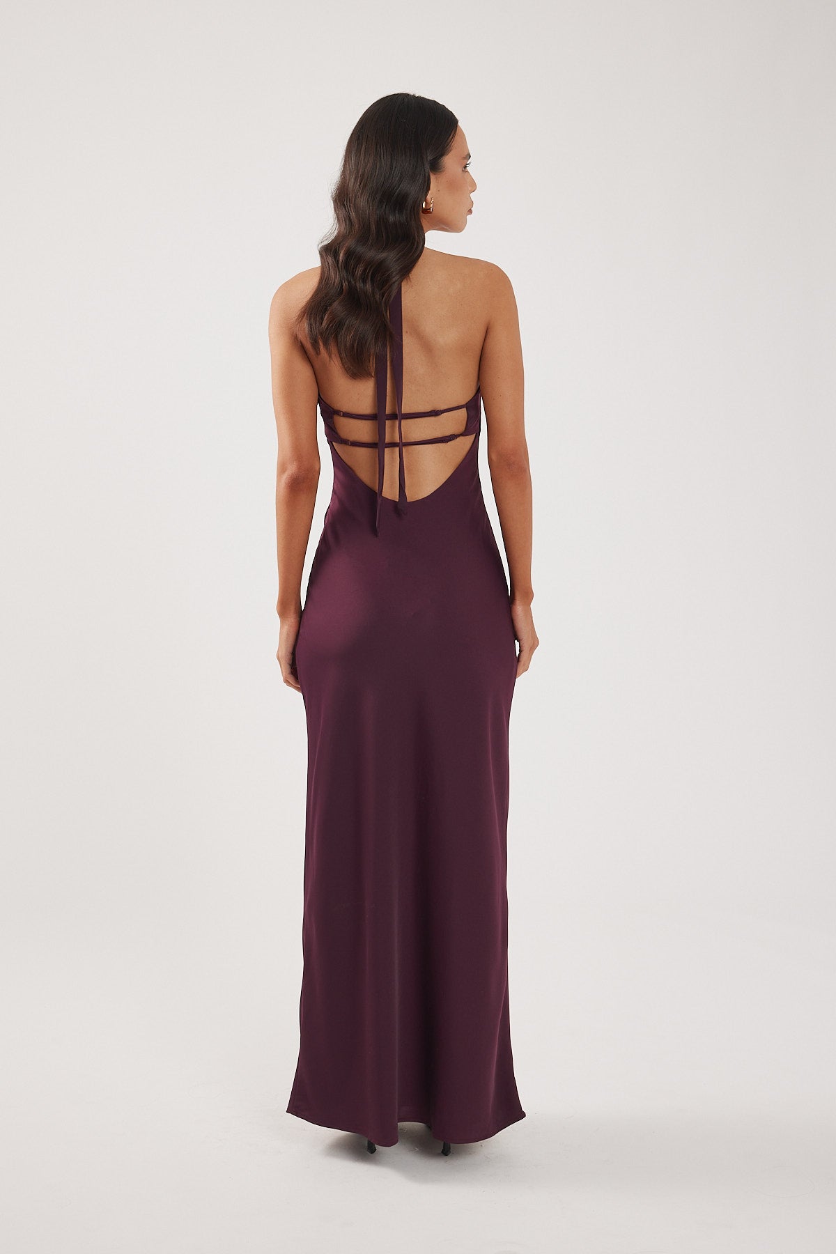 Perfect Stranger Hazel Maxi Dress Plum