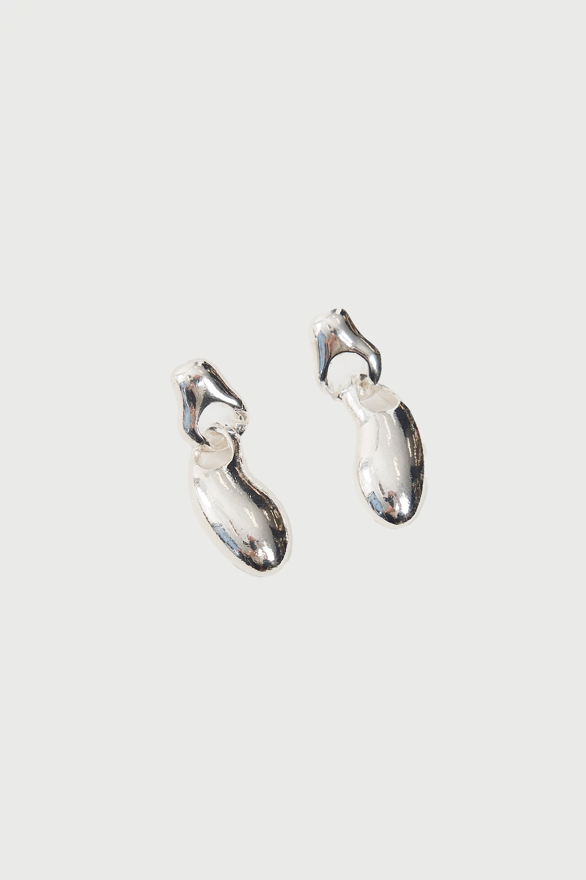 Perfect Stranger Melting Drop Earrings Silver Plated