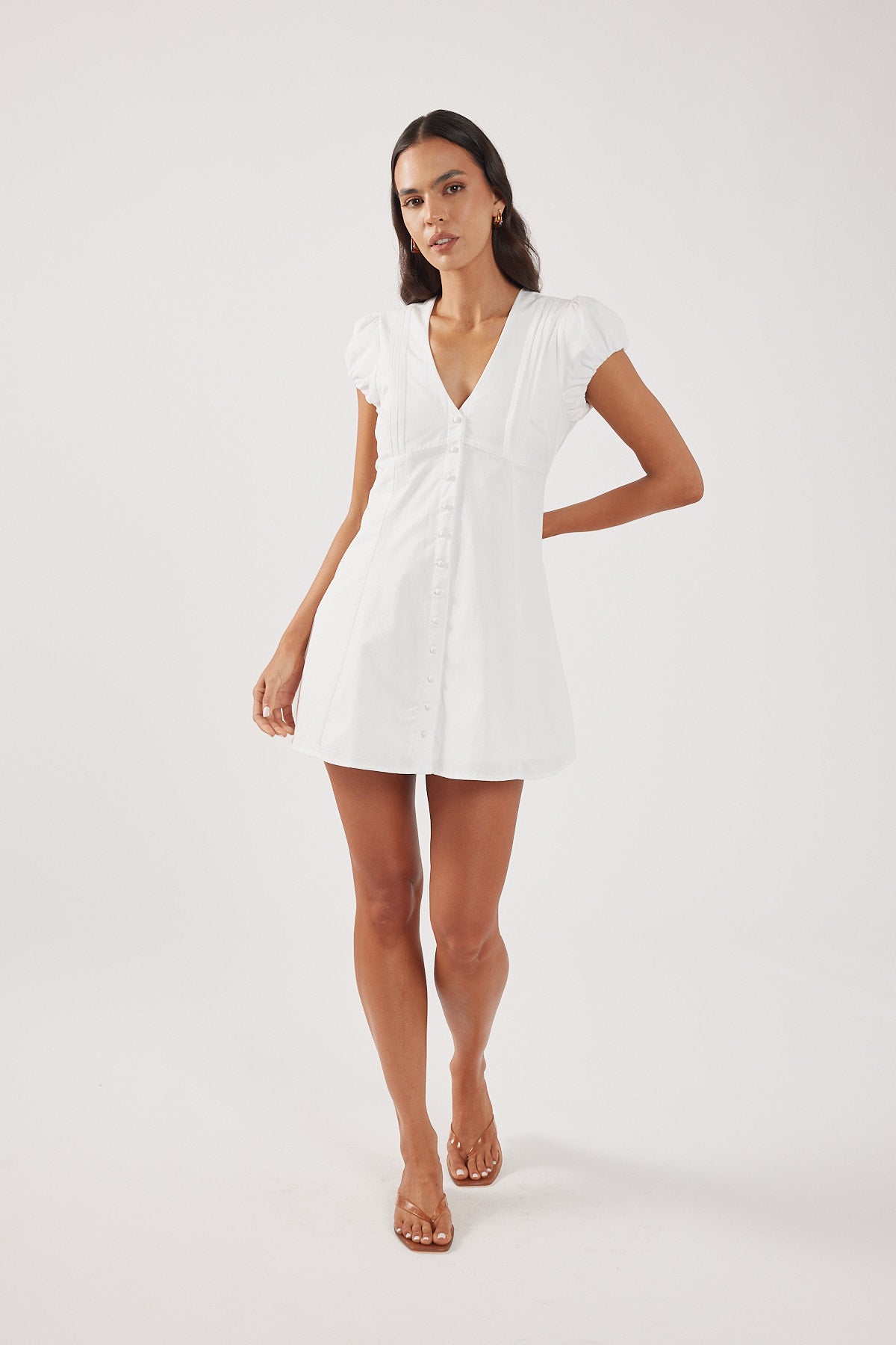 Perfect Stranger Arielle Mini Dress White