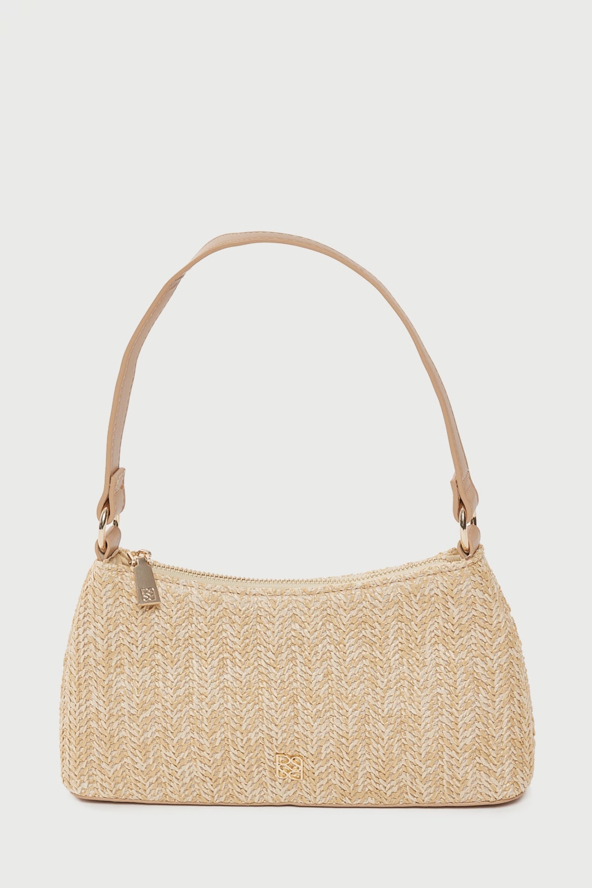 Perfect Stranger Serene Raffia Shoulder Bag Natural