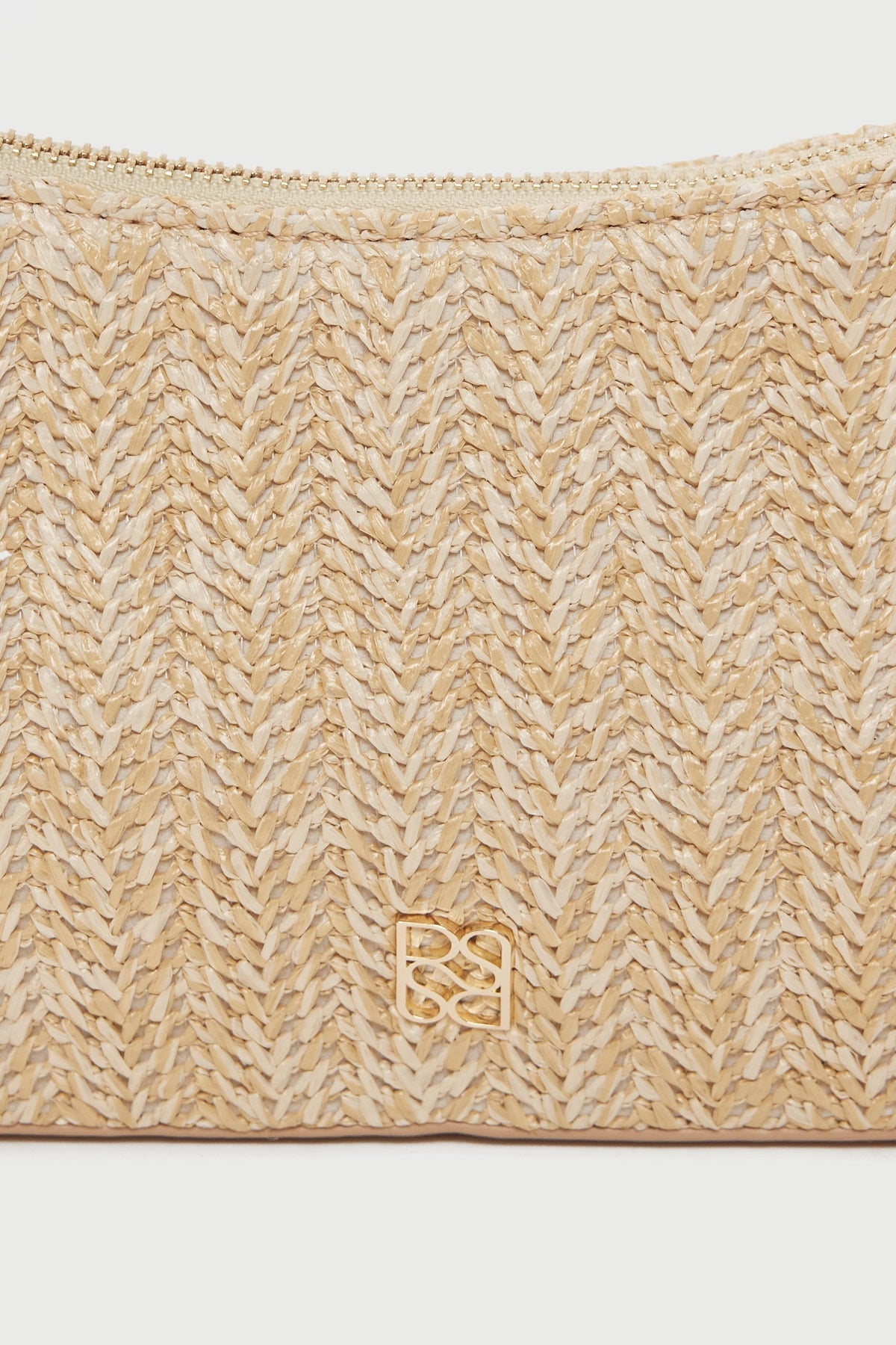 Perfect Stranger Serene Raffia Shoulder Bag Natural