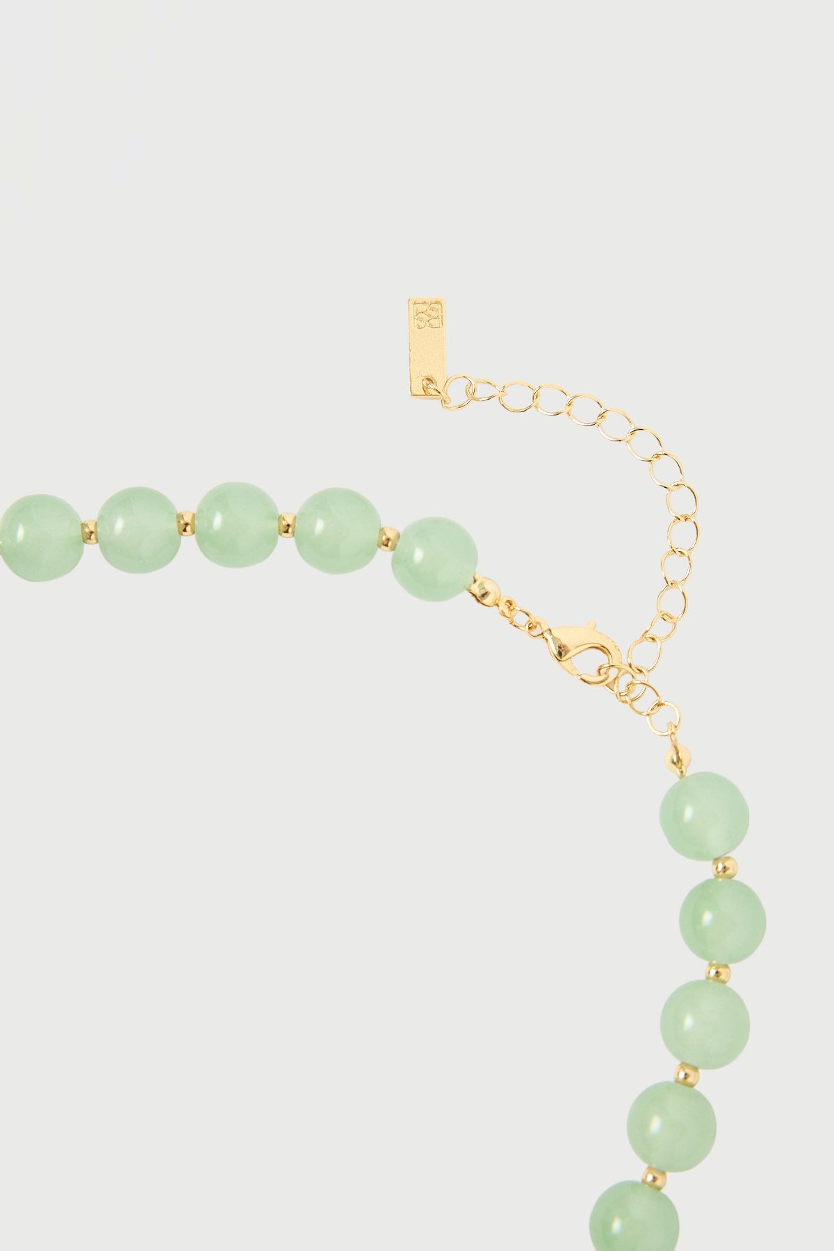 Perfect Stranger Sunray Beaded Necklace Green