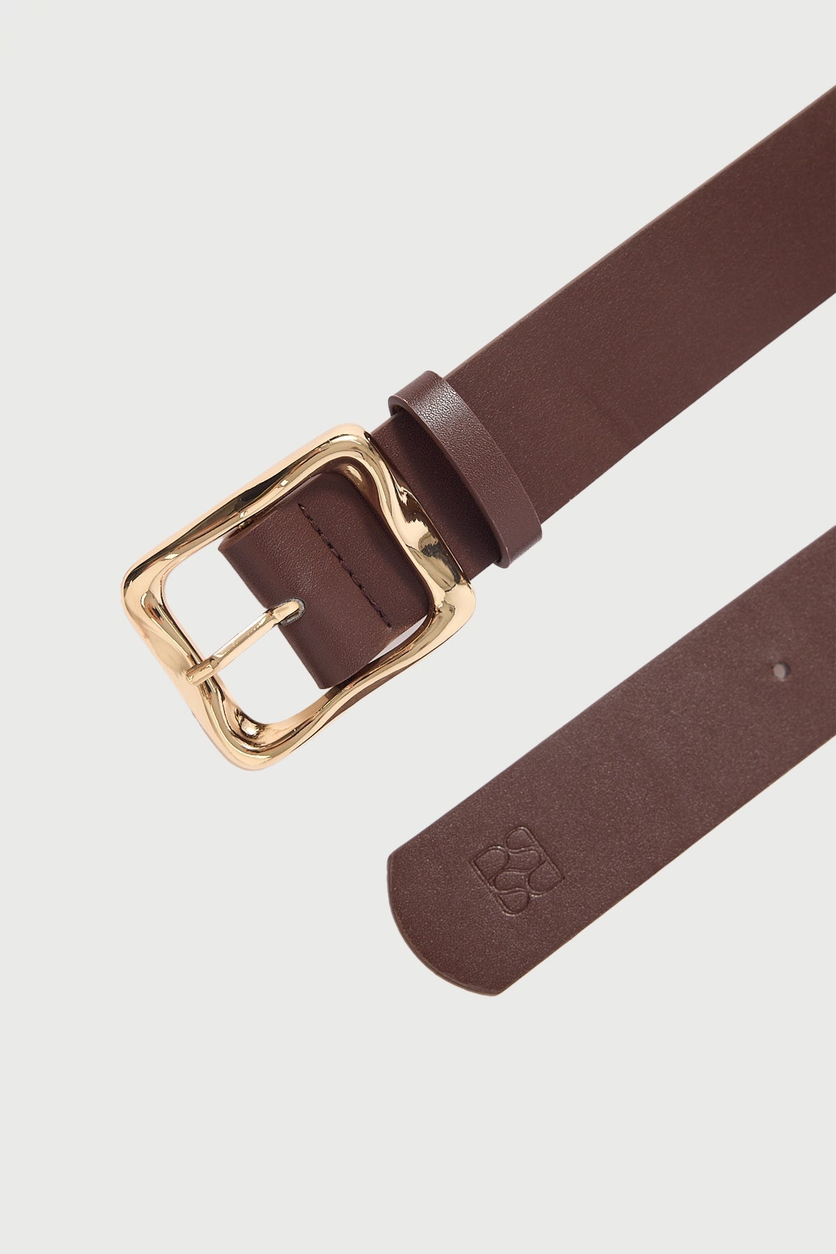 Perfect Stranger Enola Buckle Belt Brown