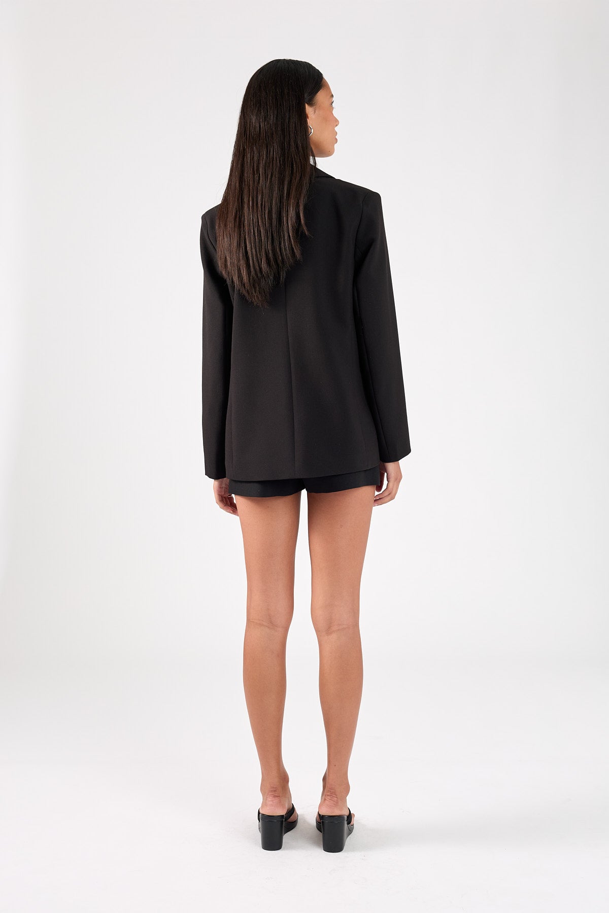 Perfect Stranger Luca Oversized Blazer Black