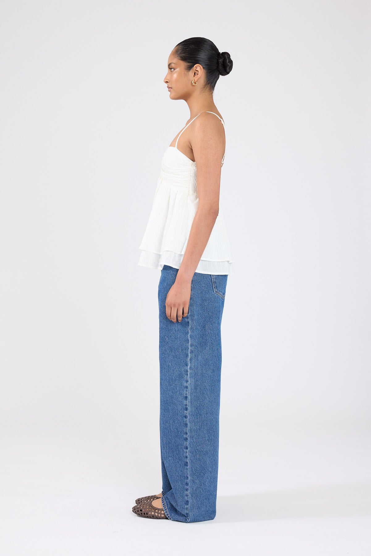 Perfect Stranger Liora Cami Top White