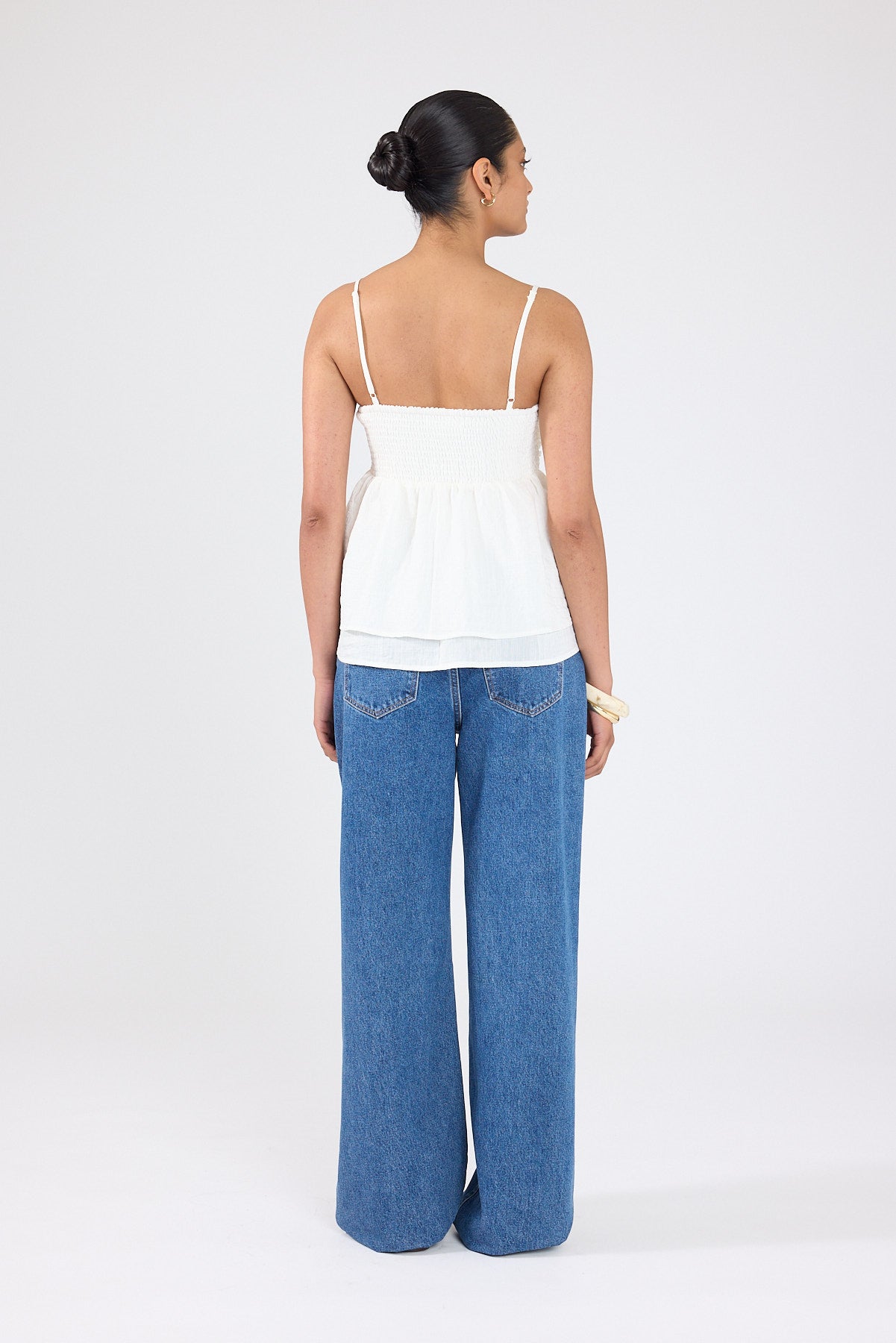 Perfect Stranger Liora Cami Top White