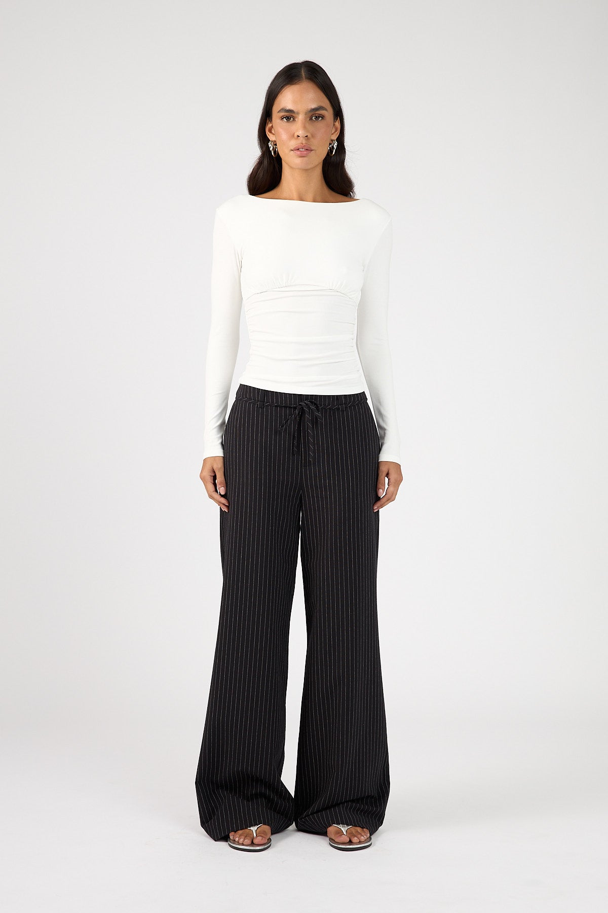 Perfect Stranger Rowe Mid Rise Pant Black