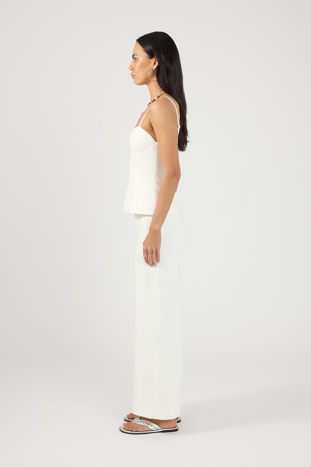 Perfect Stranger Vaila Bodice Top White