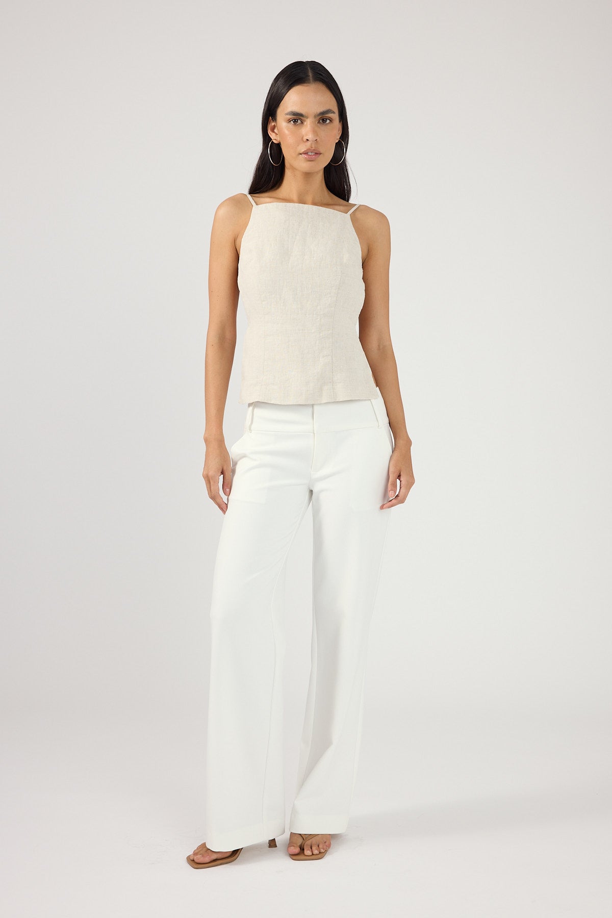 Perfect Stranger Esti Low Rise Pant White