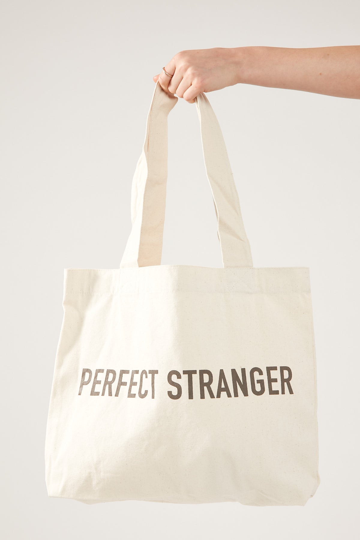 Perfect Stranger Recycled Tote Natural