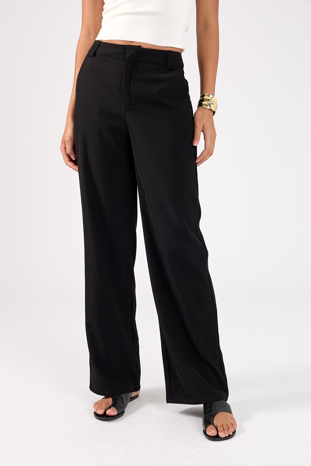 Perfect Stranger Fay High Rise Recycled Pant Black