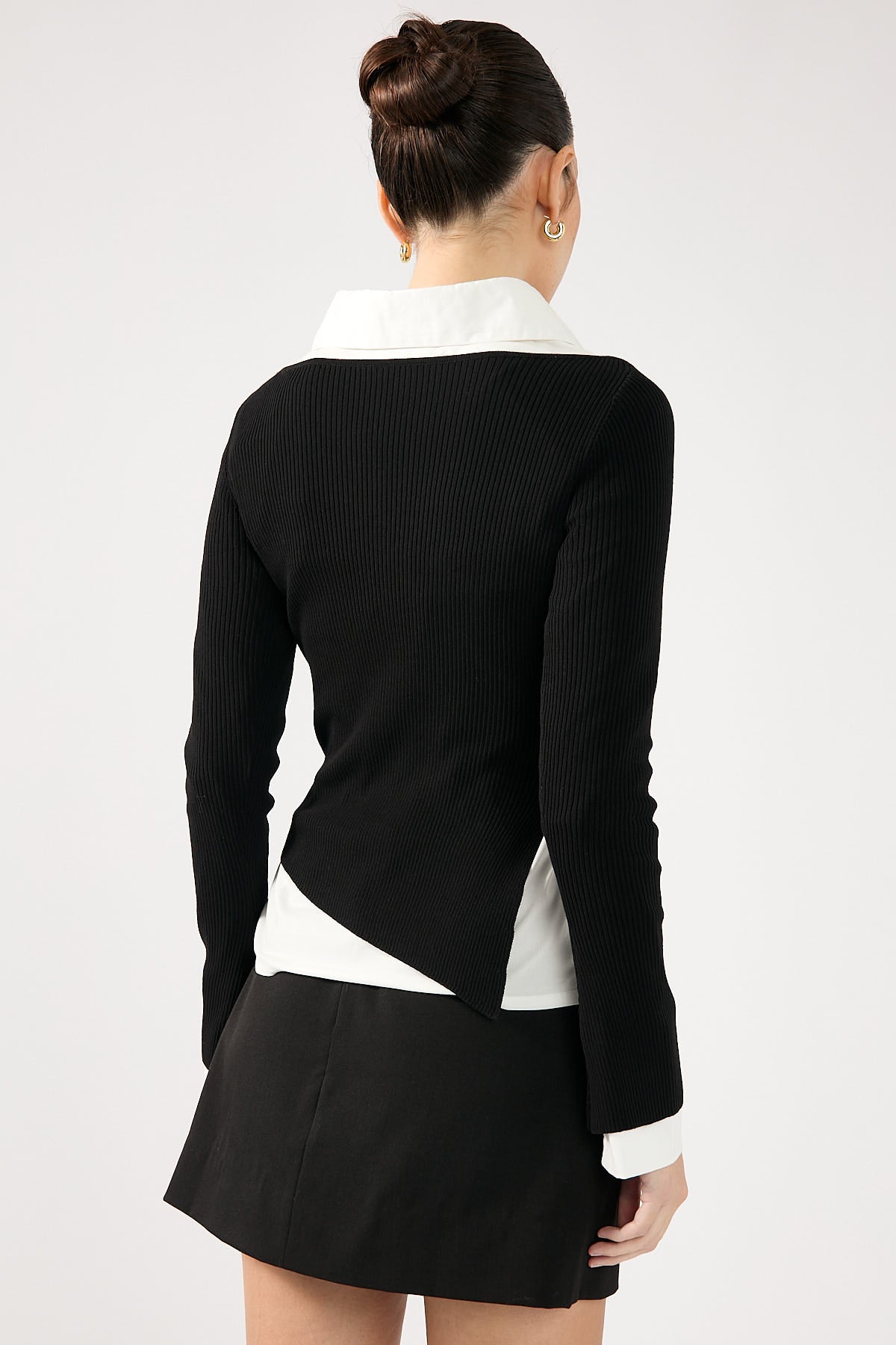 Perfect Stranger Maeve Tailored Mini Skirt Black