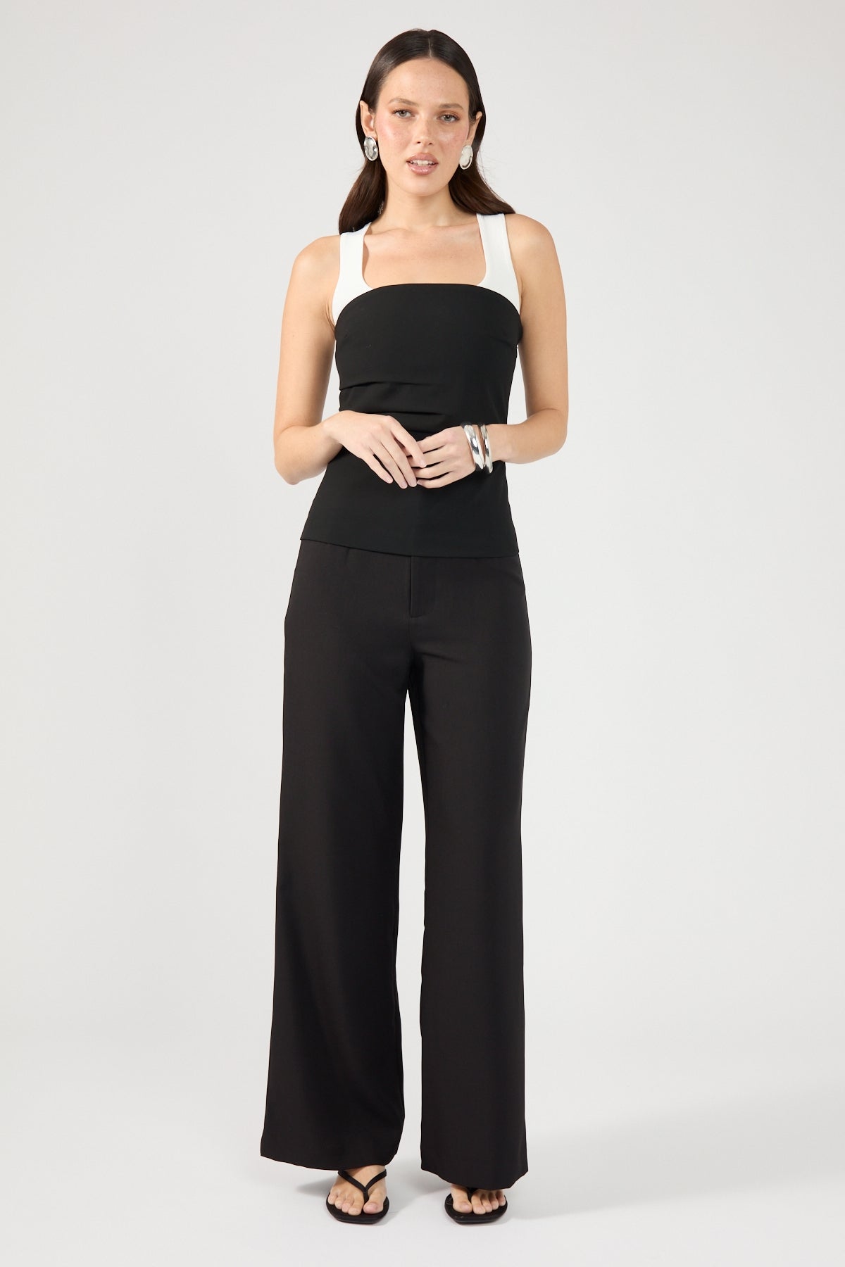 Perfect Stranger Raye High Waist Tailored Pant Black