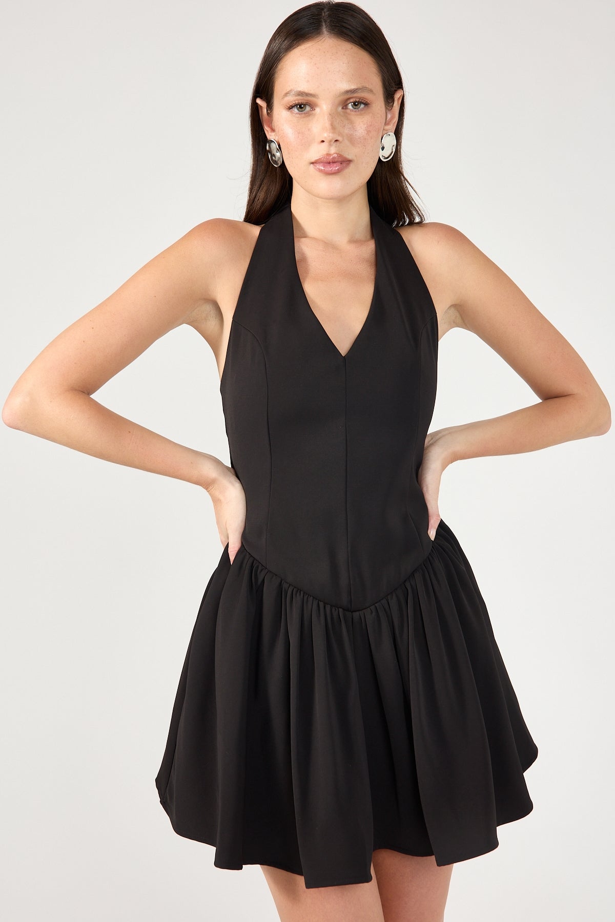 Perfect Stranger Uma Mini Dress Black