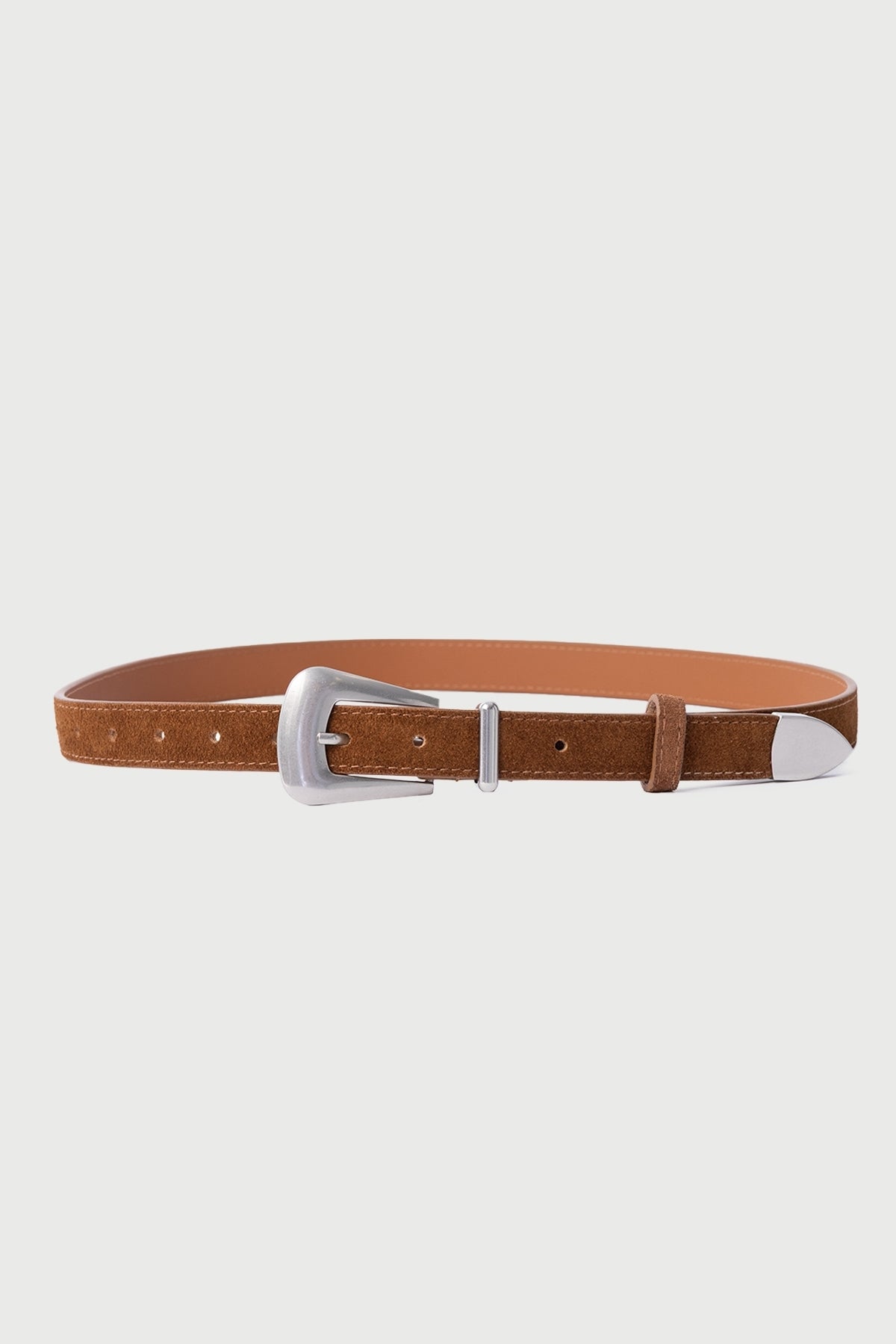 Perfect Stranger Jones Suede Belt Tan