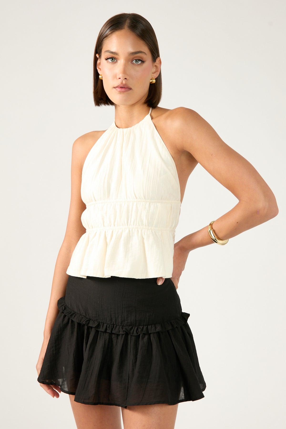 Perfect Stranger Sea Breeze Mini Skirt Black