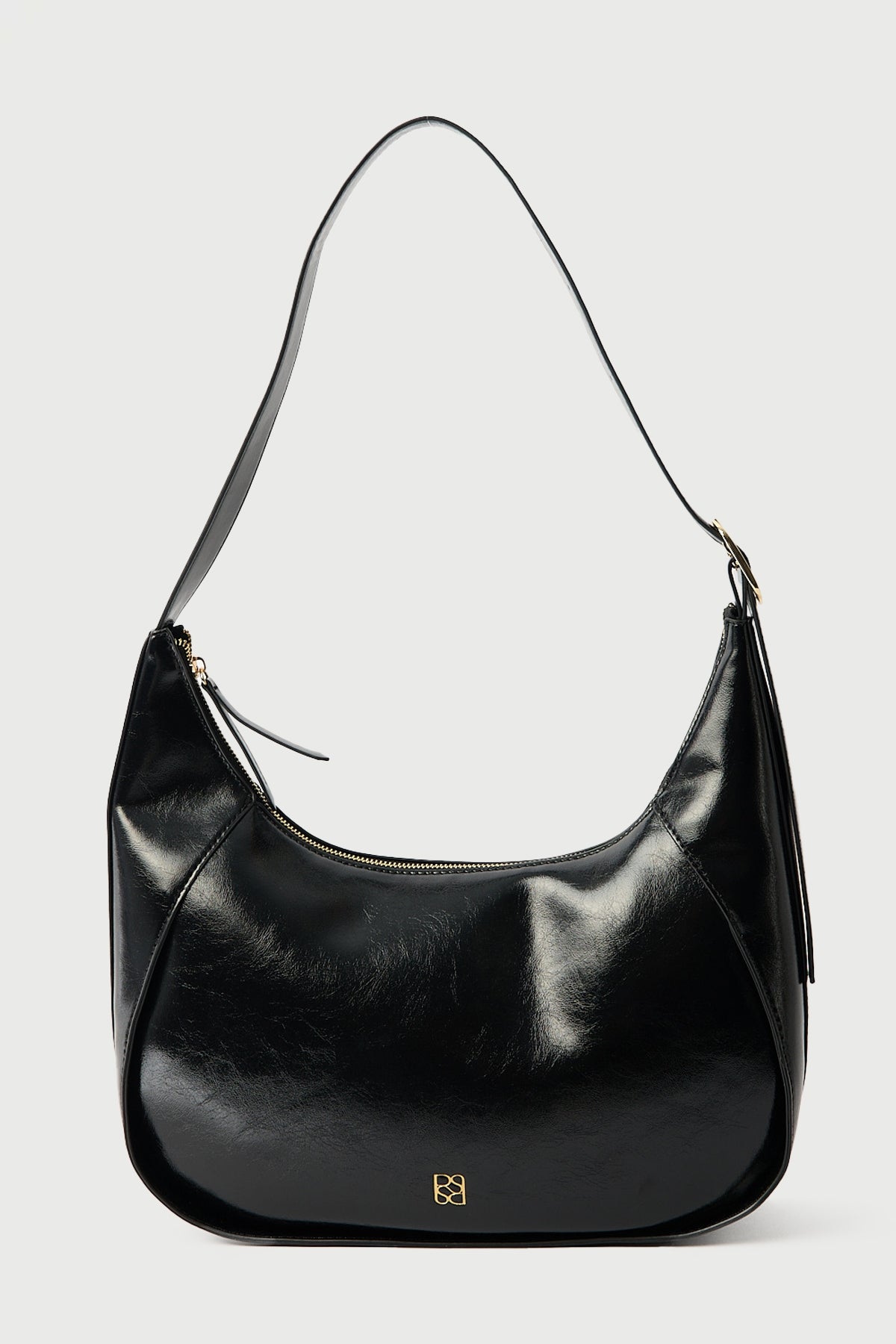 Perfect Stranger Halo Crescent Handbag Black