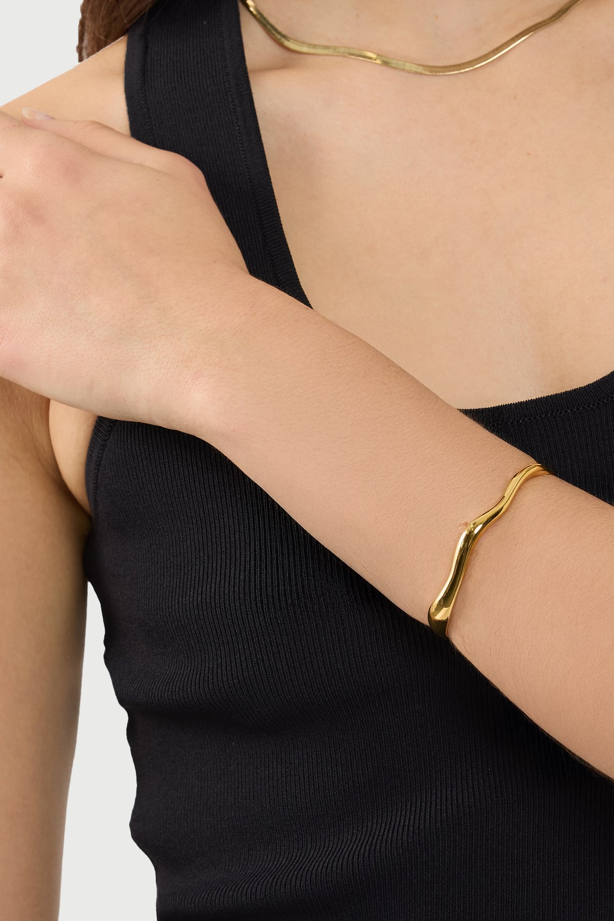 Perfect Stranger Airlie Warped Bangle 18K GOLD 18K Gold