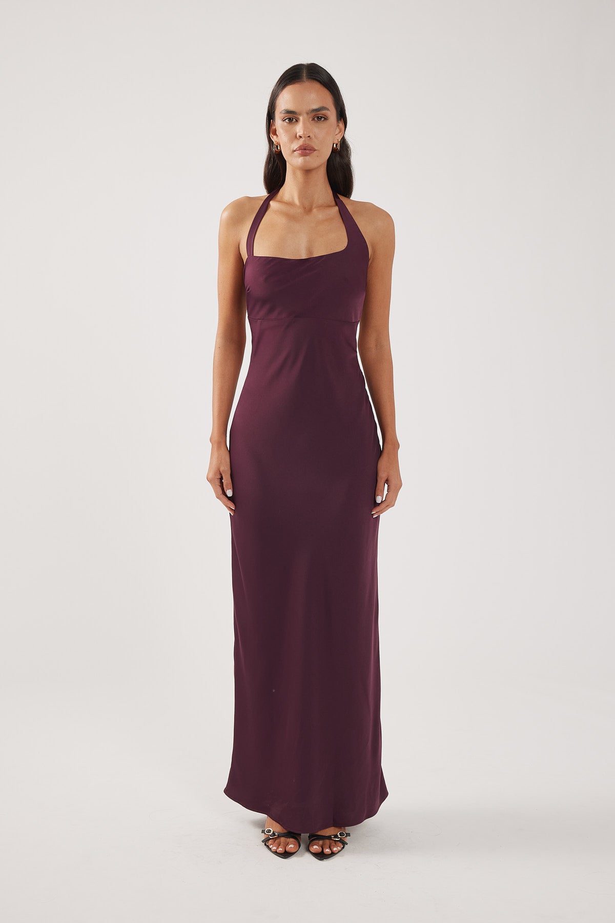 Perfect Stranger Hazel Maxi Dress Plum
