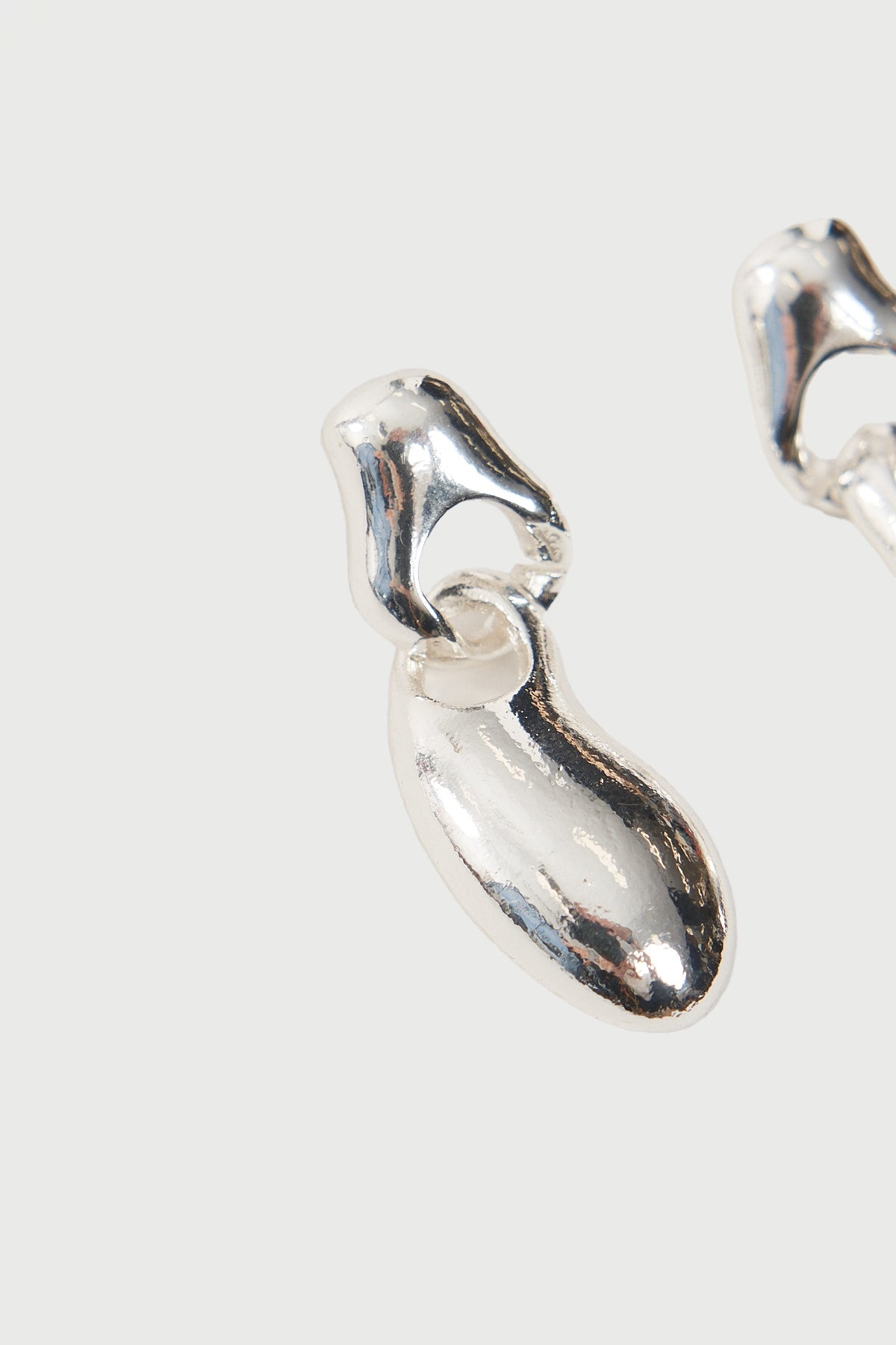 Perfect Stranger Melting Drop Earrings Silver Plated