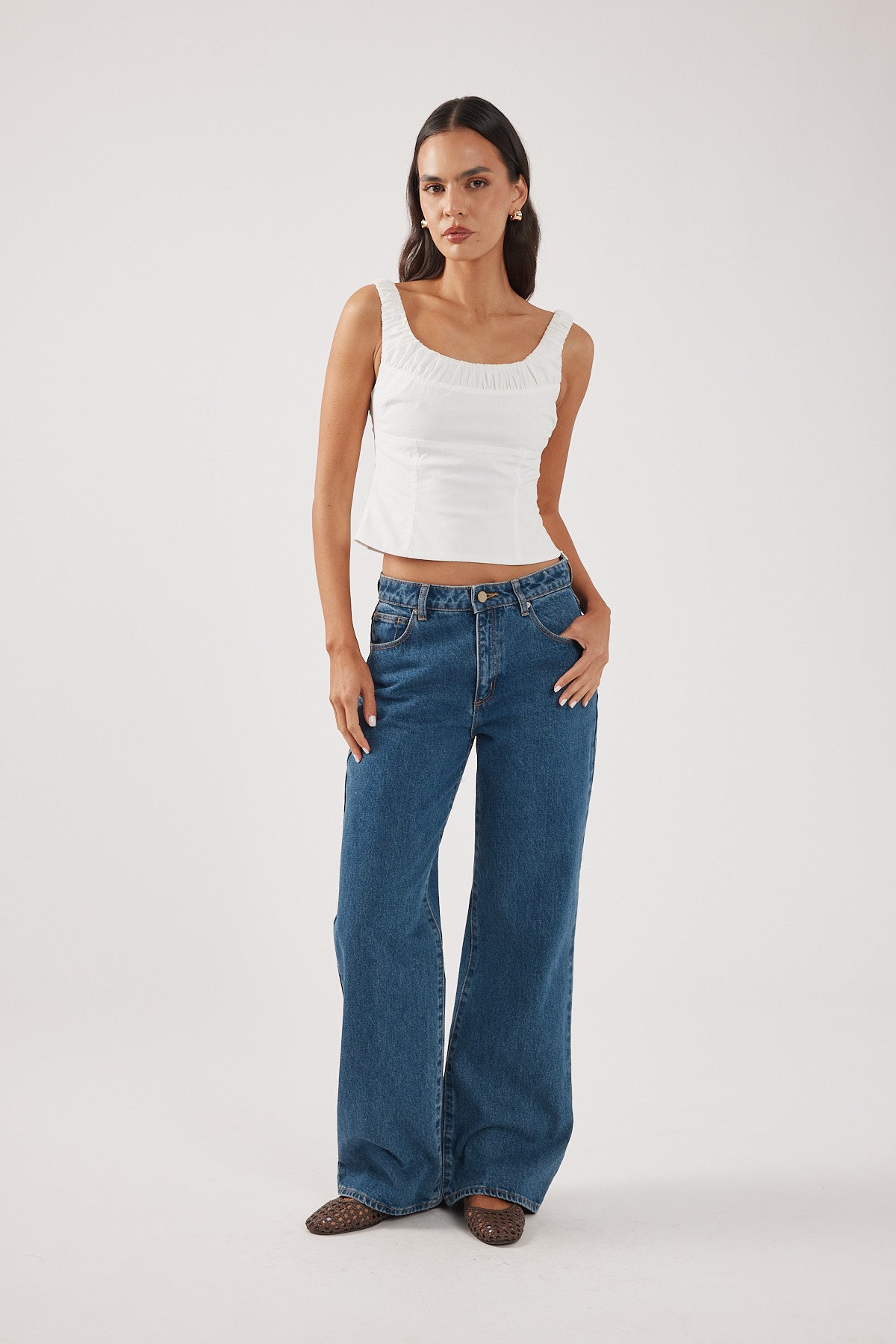 Perfect Stranger Gabrielle Corset Top White