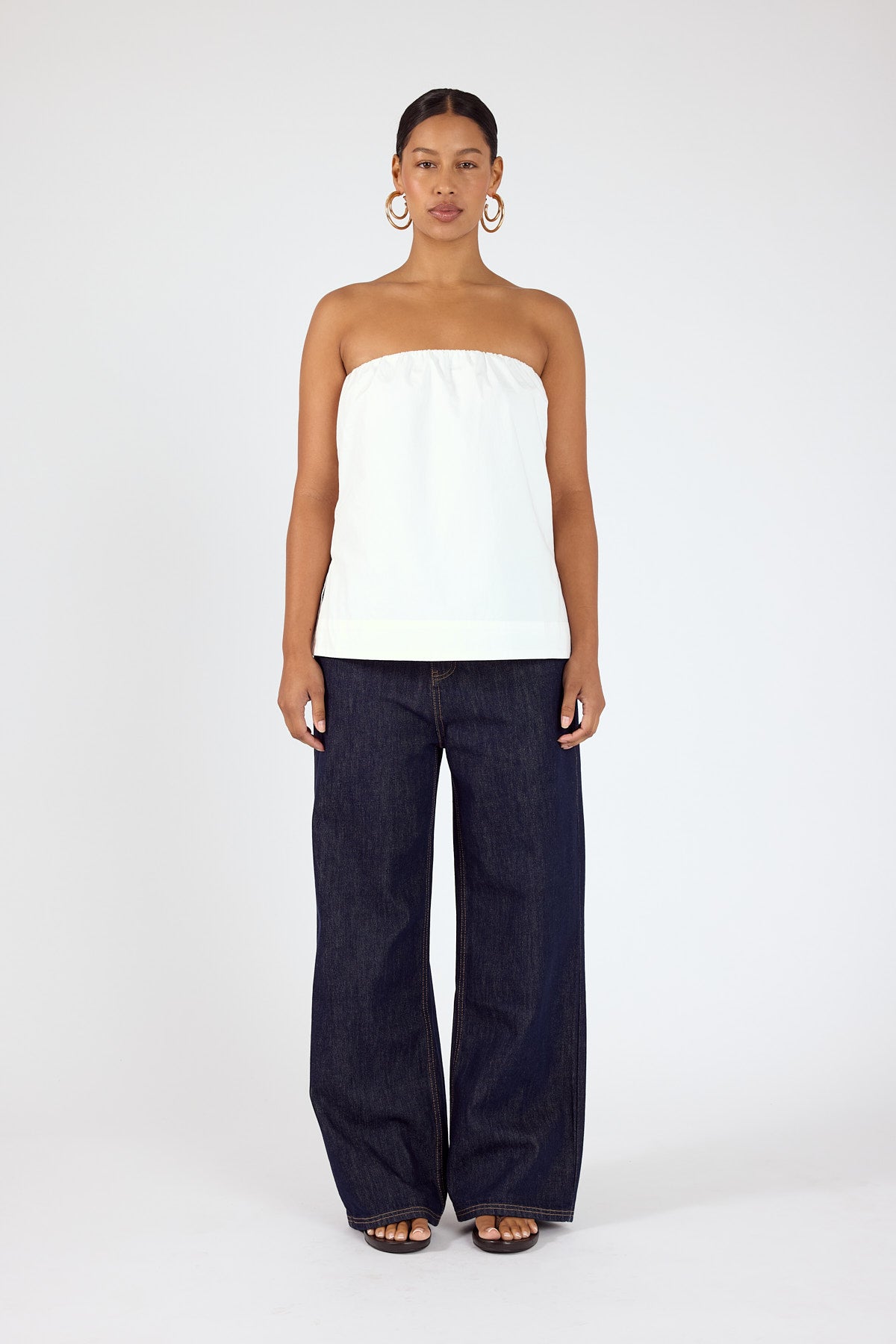 Perfect Stranger Penelope Strapless Top White