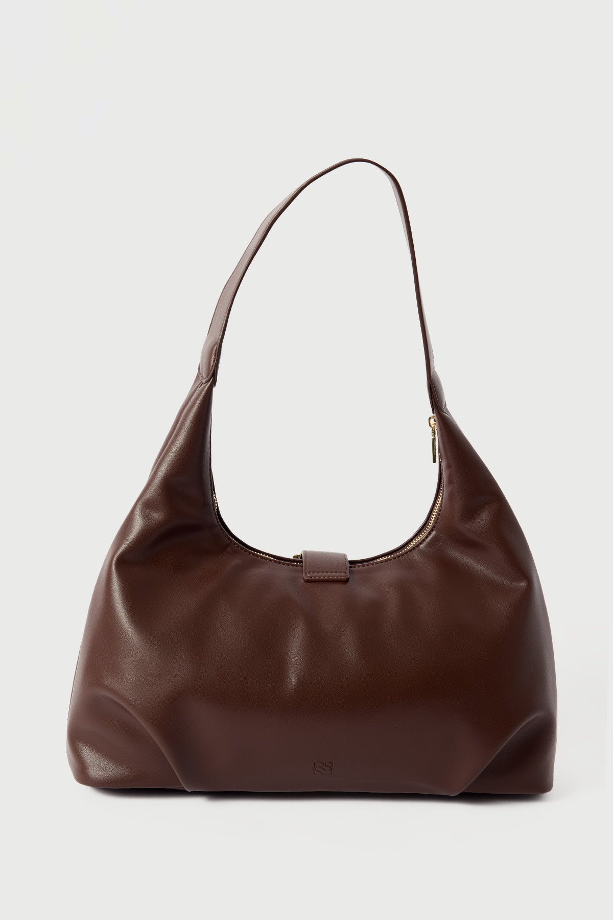 Perfect Stranger Enola Buckle Tote Bag Brown