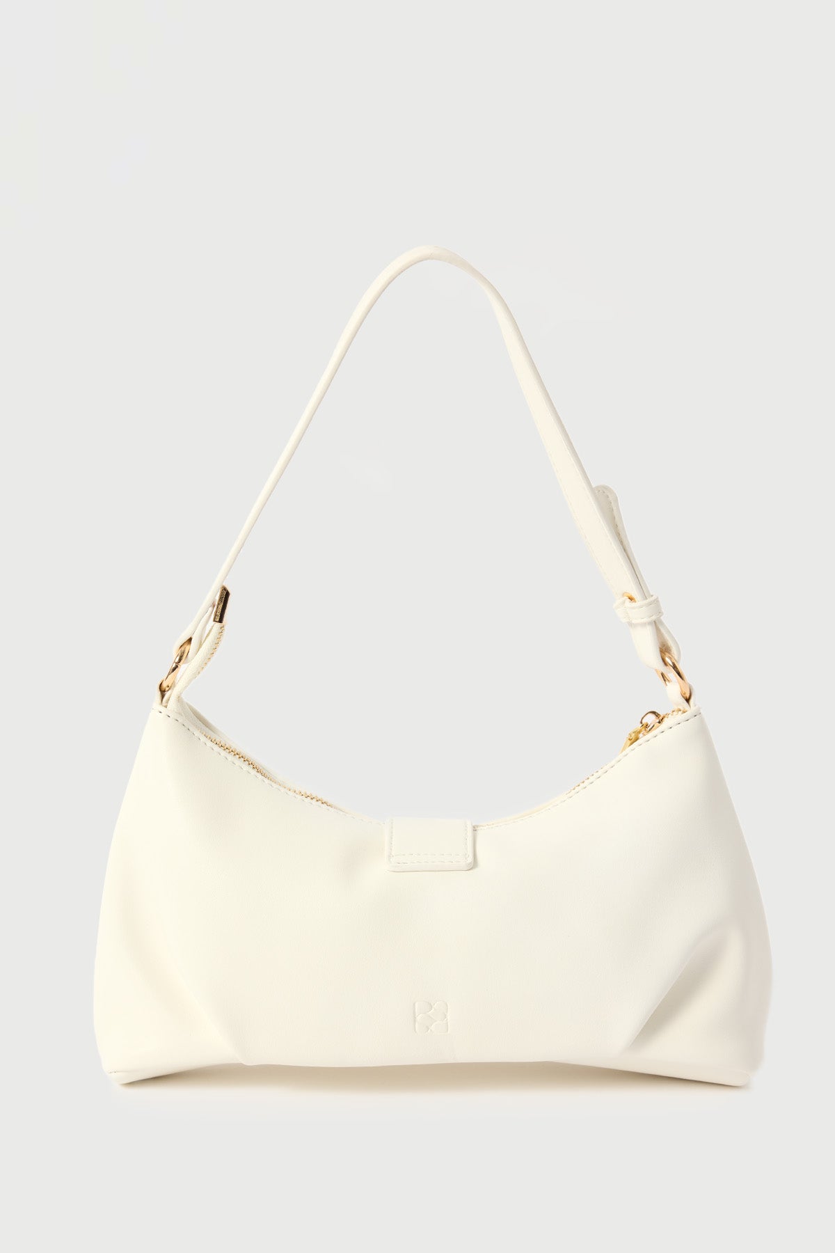 Perfect Stranger Enola Buckle Shoulder Bag White