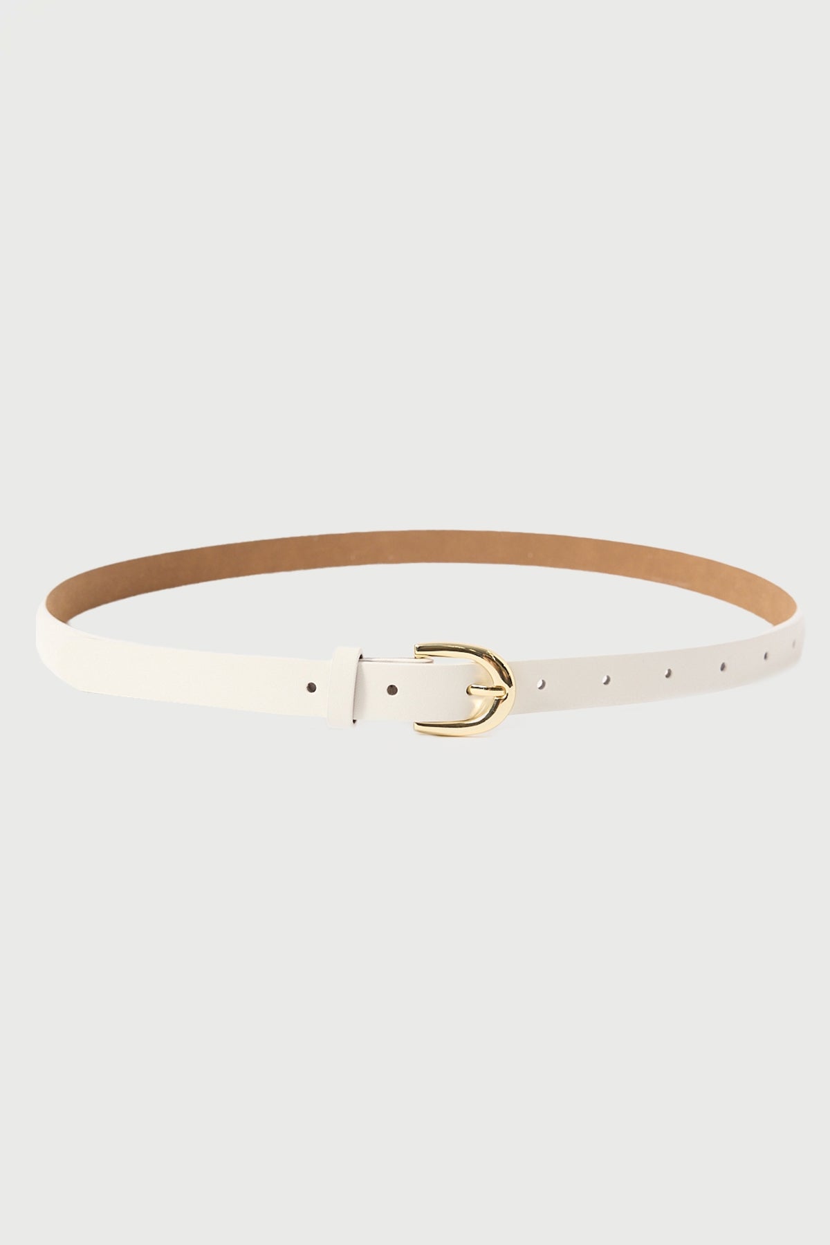 Perfect Stranger Maylin Skinny Belt Cream