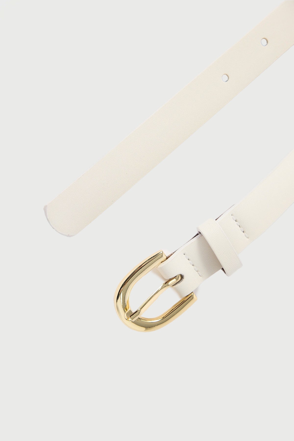 Perfect Stranger Maylin Skinny Belt Cream