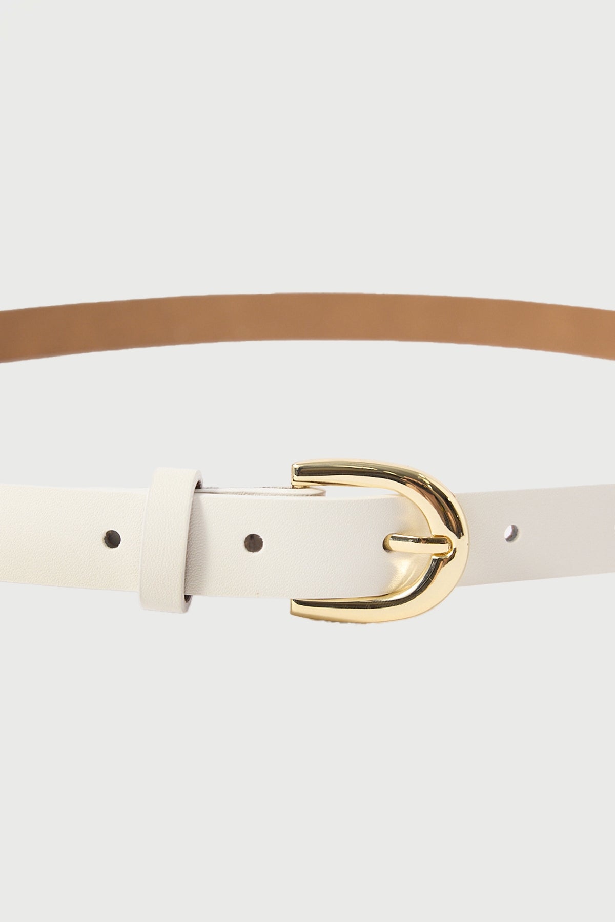 Perfect Stranger Maylin Skinny Belt Cream