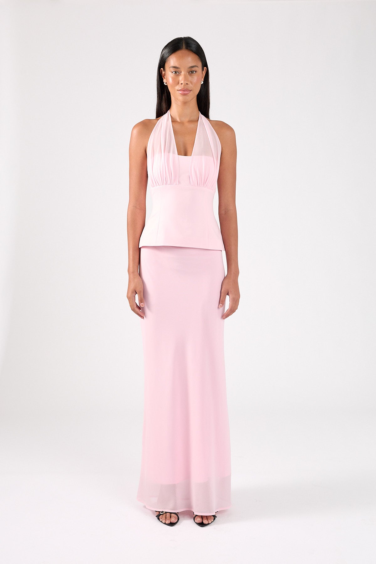 Perfect Stranger Lula Halter Top Light Pink