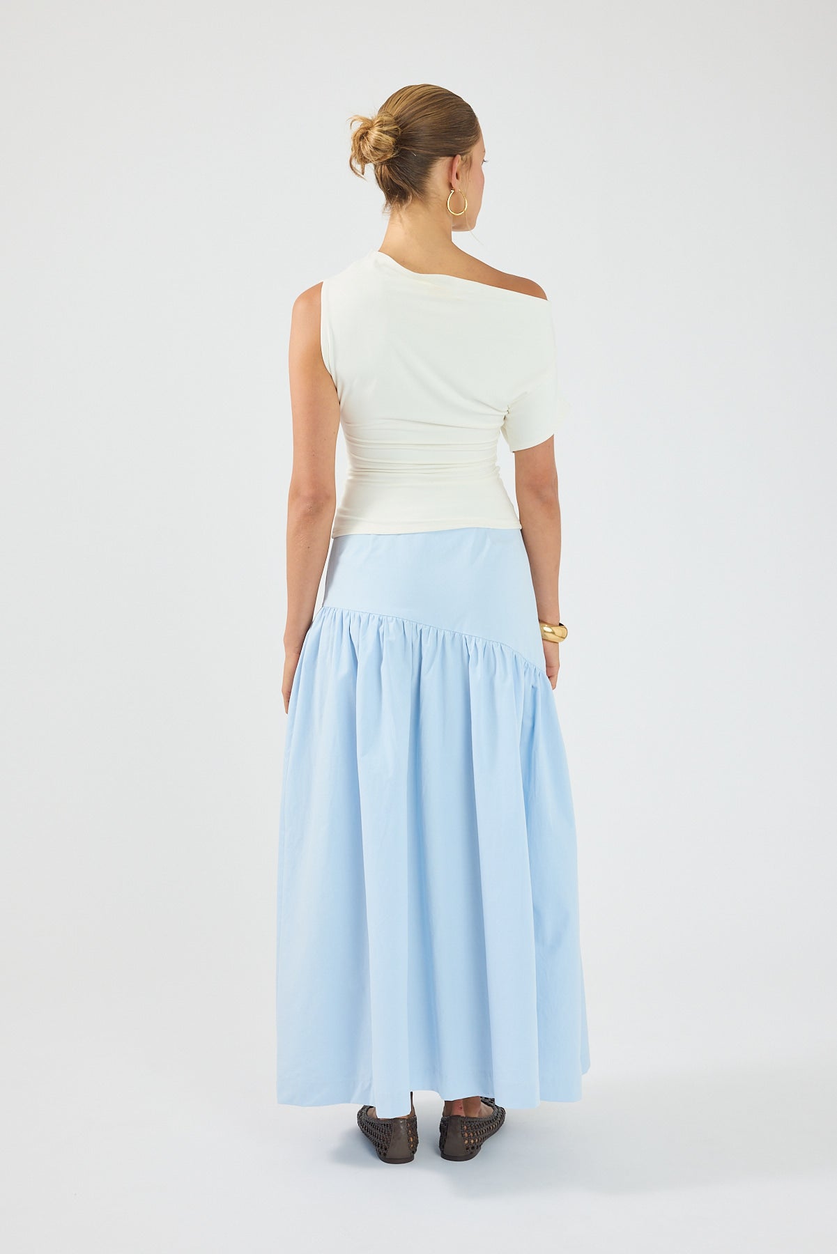 Perfect Stranger Monti Maxi Skirt Blue
