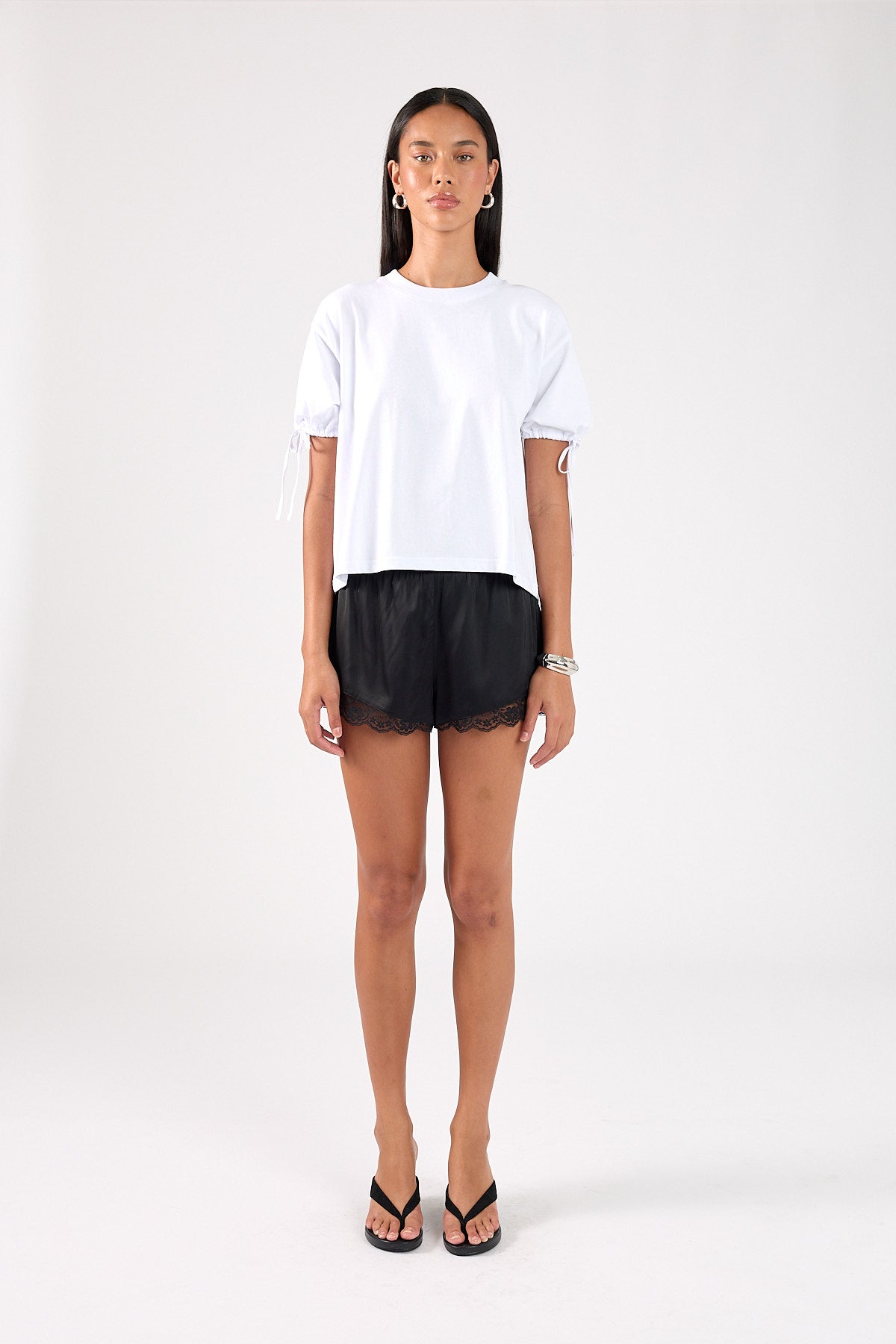 Perfect Stranger Aino Lace Shorts Black