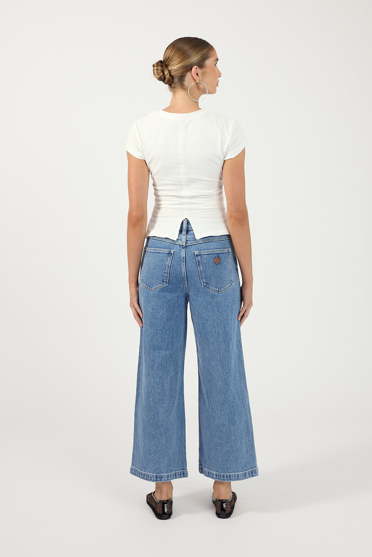 Abrand 94 Wide Crop Jean Maya Clean